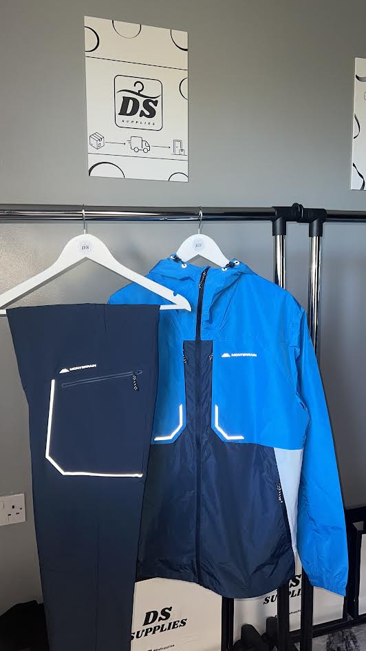 Monterrain Chase Tracksuit-Navy/Blue