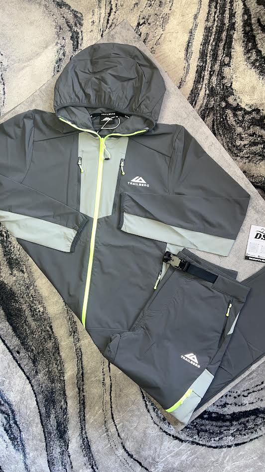 Trailberg Faltenjura Tracksuit - Iron Grey/Moon Grey