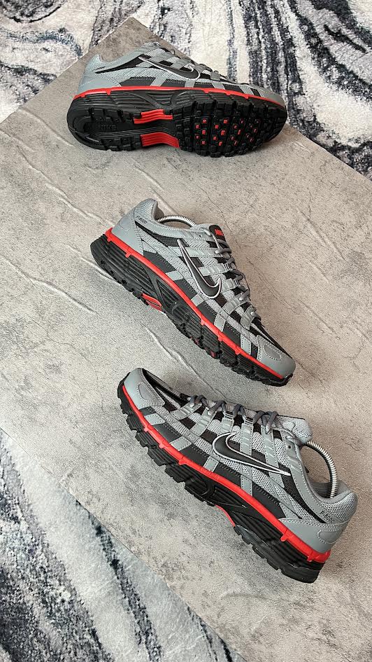 Nike P-6000 - Cool Grey/Black/Red