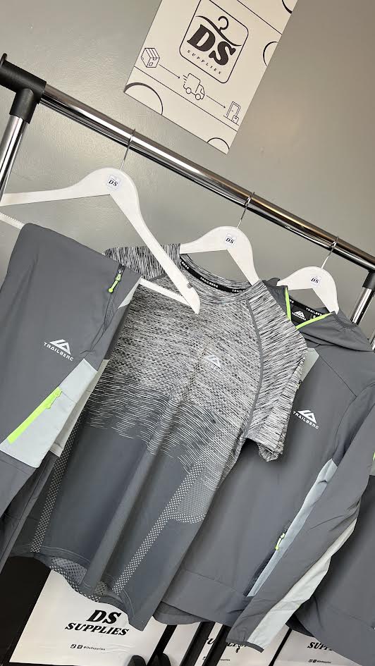 Trailberg Faltenjura 3 Piece Tracksuit-Iron Grey/Moon Grey