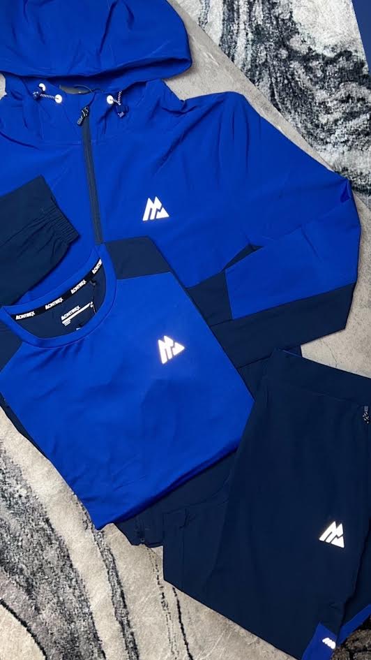 Montirex Surge 3 Piece Tracksuit-Midnight Blue/Marine Blue