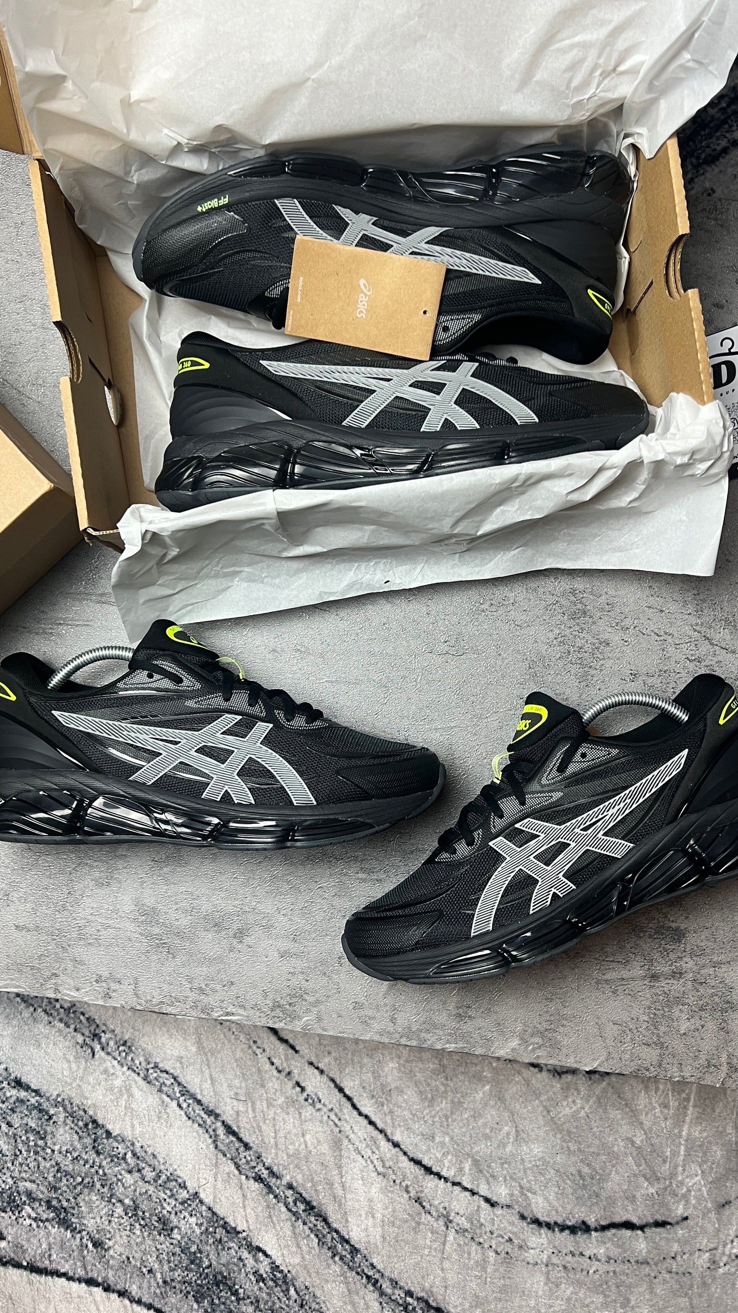 Asics Gel Quantum 360 - Black/Neon Green