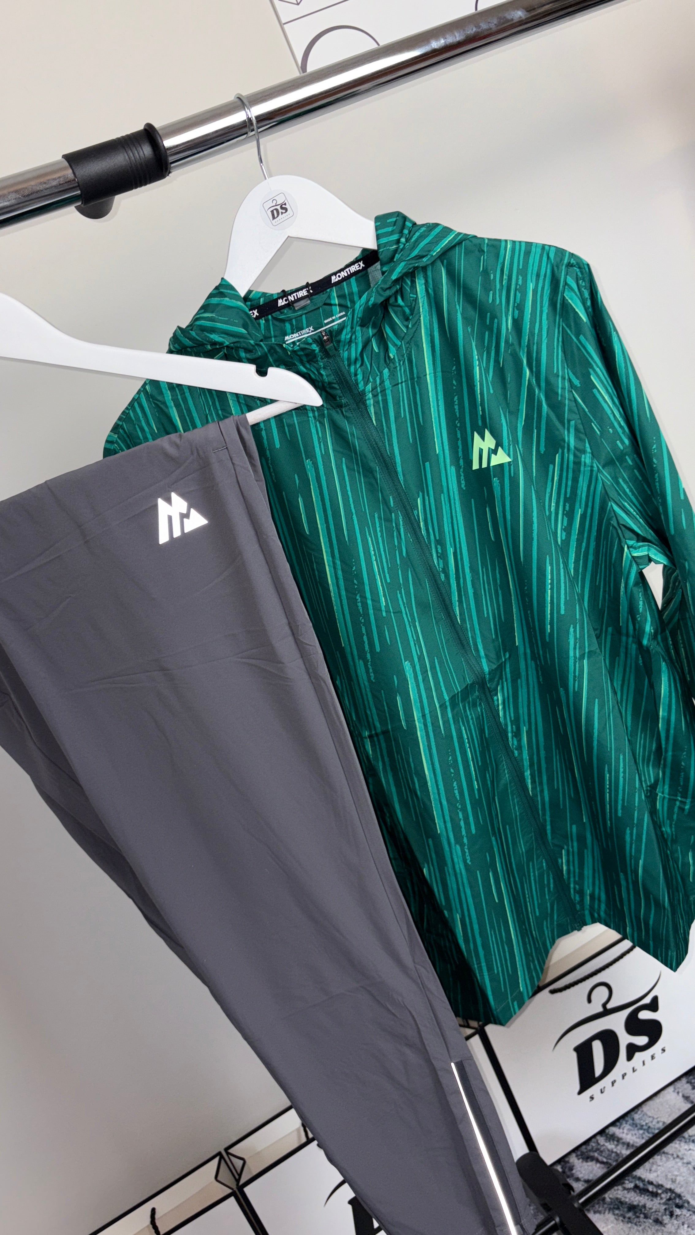 MONTIREX VIGOUR TRACKSUIT - GREY/GREEN