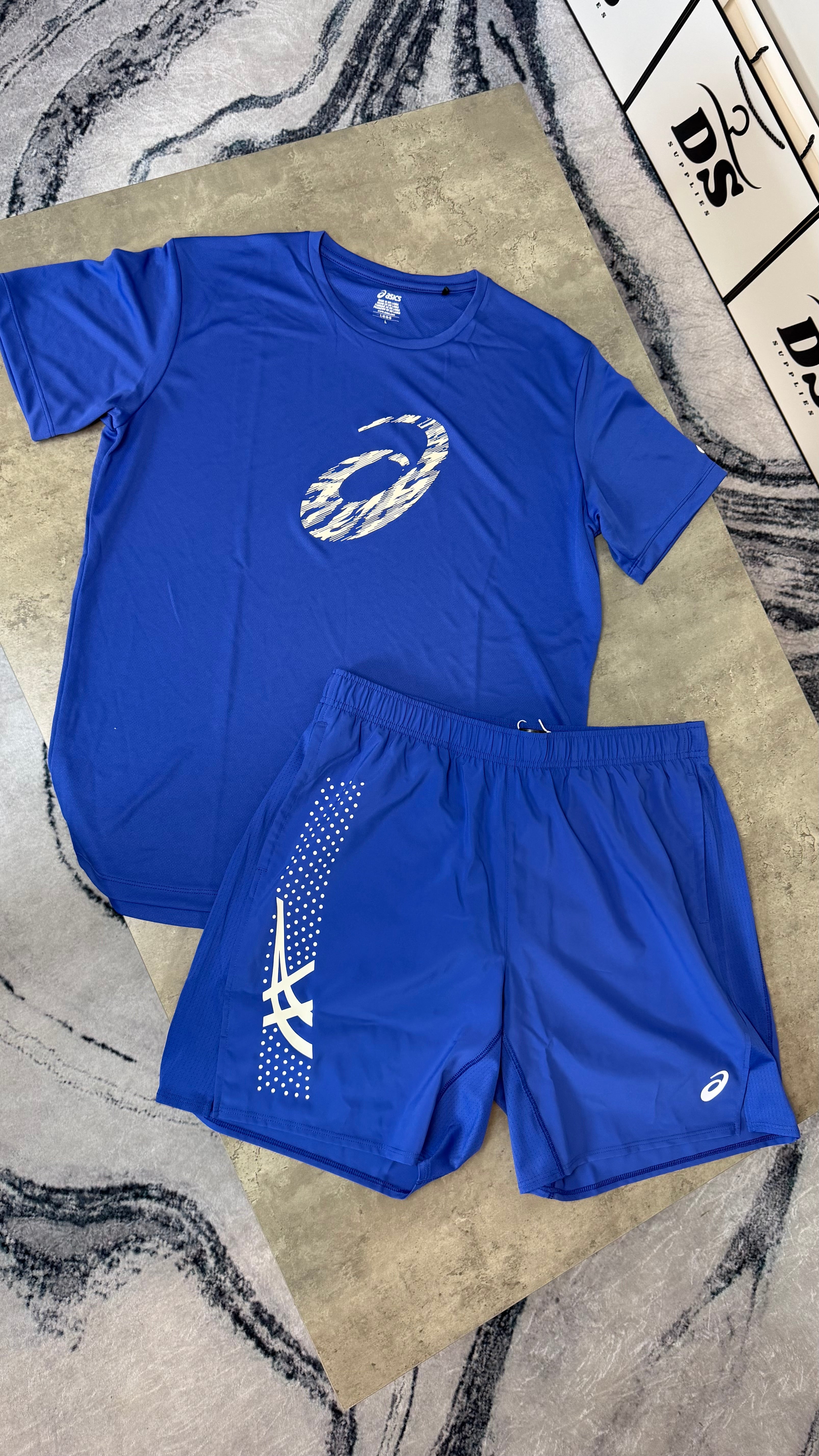 ASICS A LOGO TWINSET - ROYAL BLUE