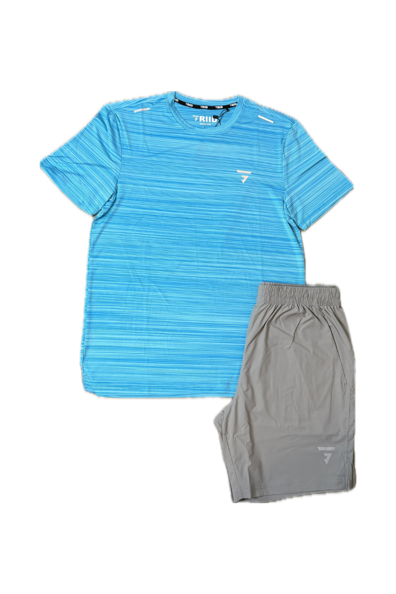 GRIID FLOW TWINSET - LIGHT BLUE/GREY
