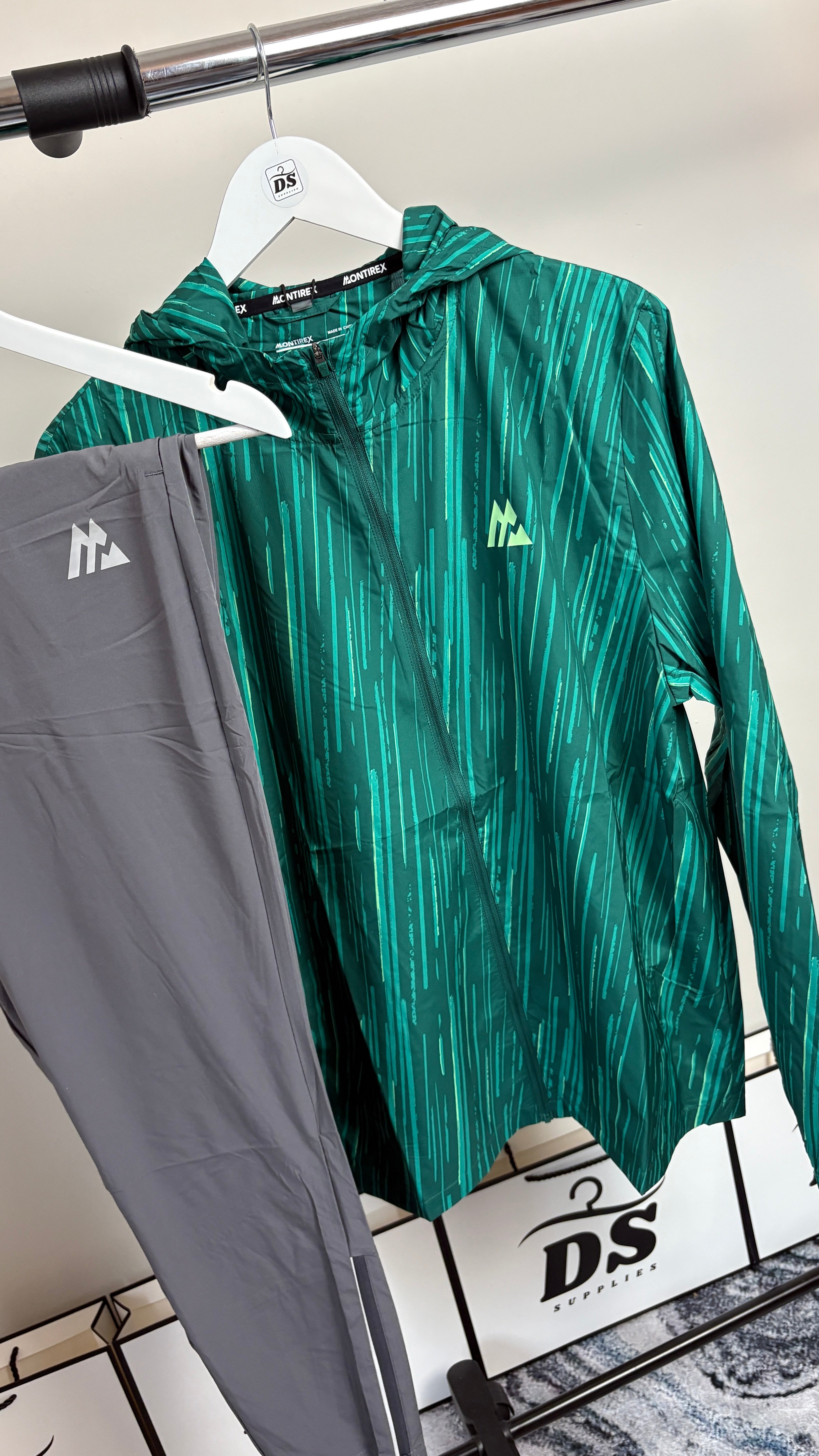 MONTIREX VIGOUR TRACKSUIT - GREY/GREEN
