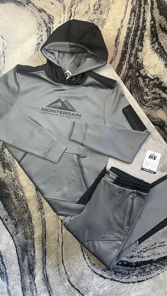 Monterrain Speed 2.0 Tracksuit-Black/Iron Gate