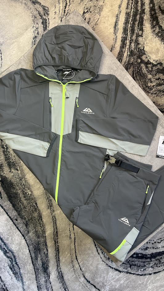 Trailberg Faltenjura Tracksuit - Iron Grey/Moon Grey