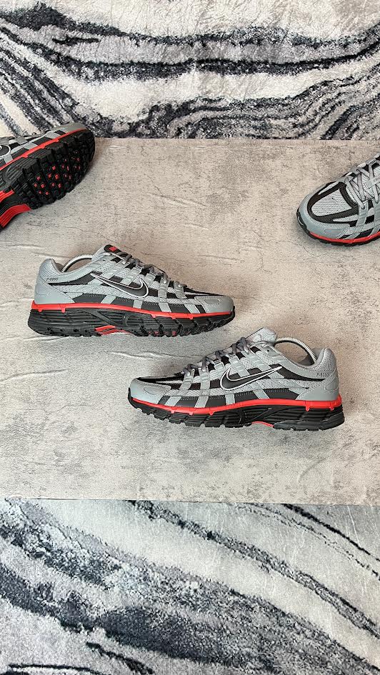 Nike P-6000 - Cool Grey/Black/Red