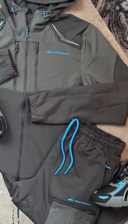 Monterrain Orbit Tracksuit-Asphalt/Iron Gate/Diva Blue