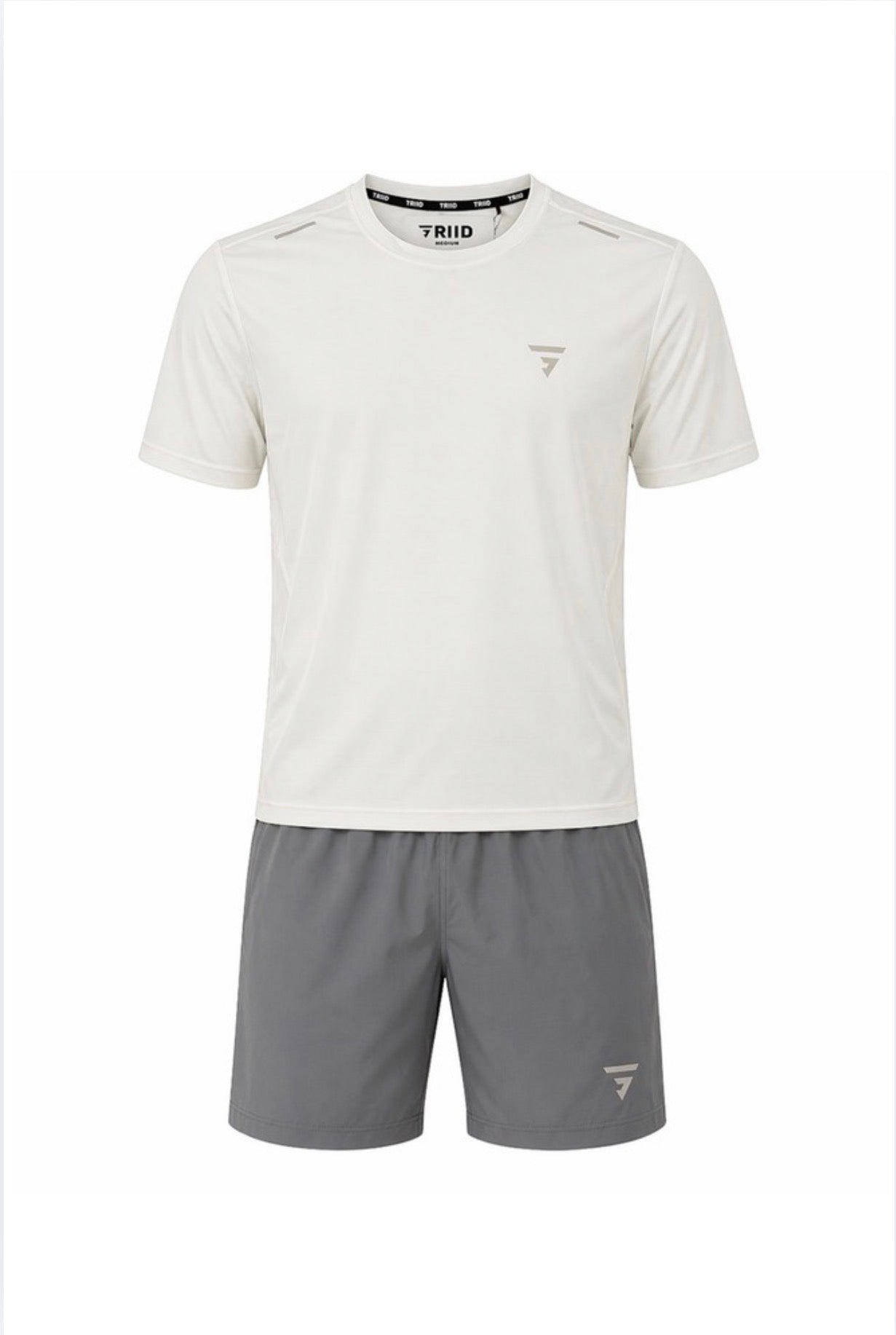 GRIID FLOW TWINSET - WHITE/DARK GREY