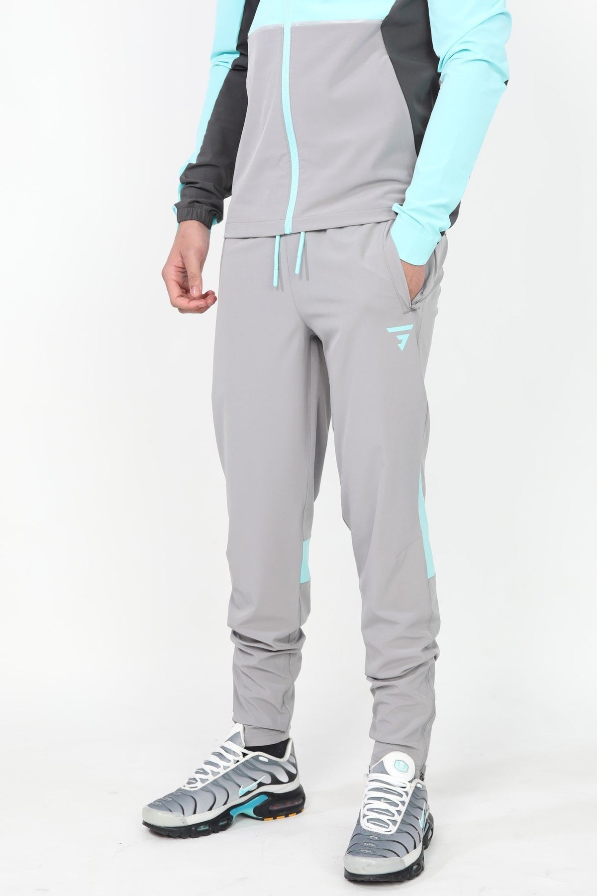 GRIID EVO TRACKSUIT - GREY/LIGHT BLUE