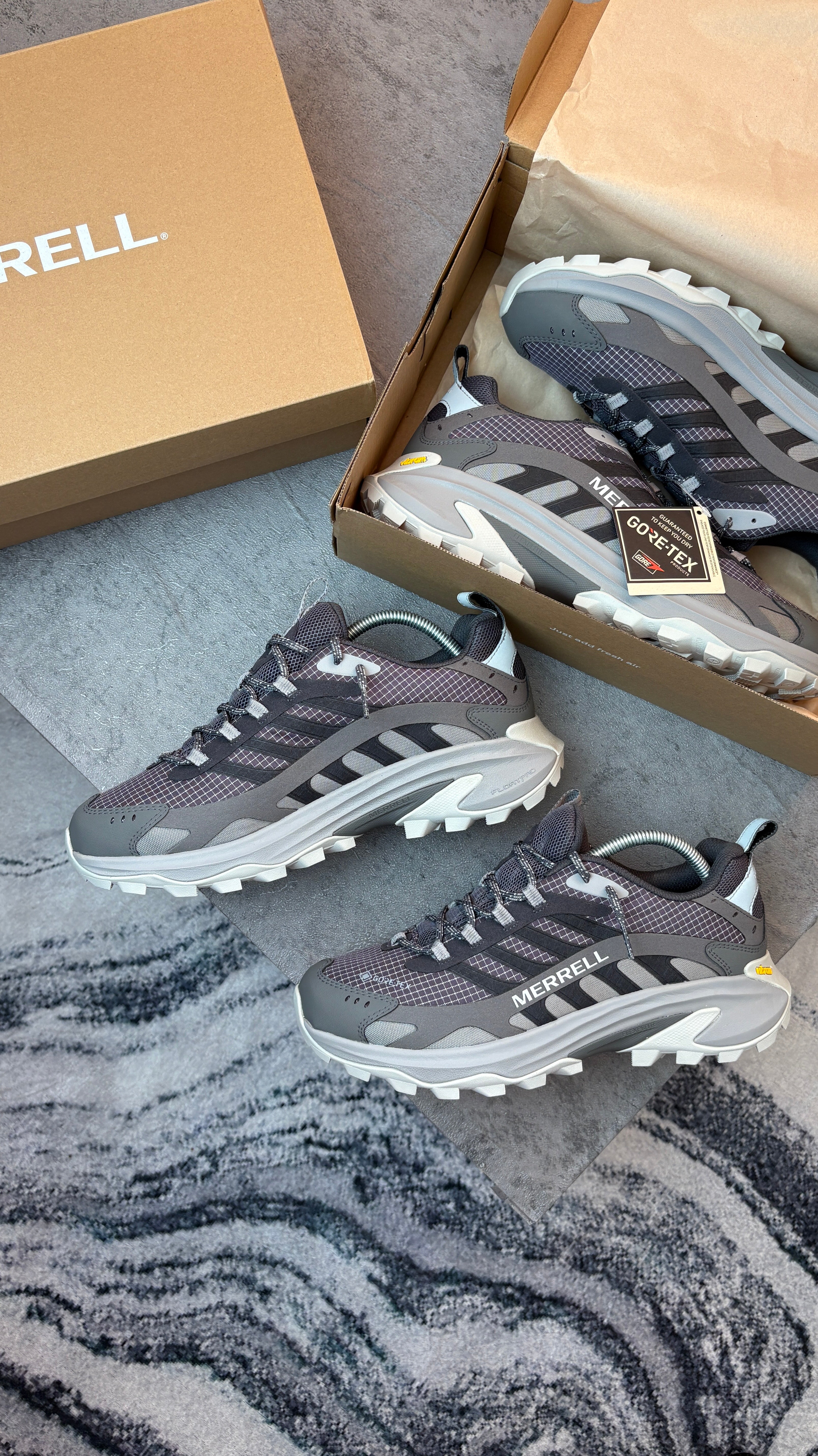 MERRELL MOAB SPEED 2 GTX -  GREY/ASPHALT