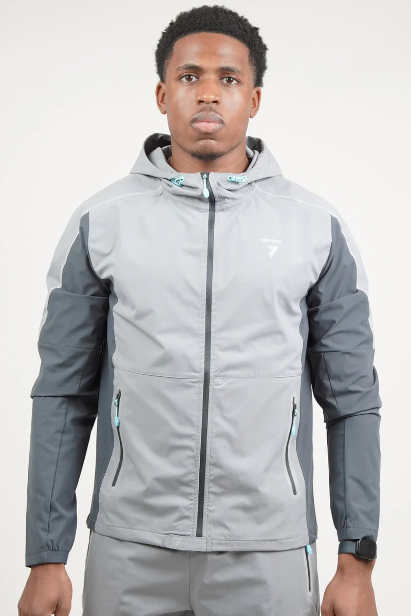 GRIID REFLECT TRACKSUIT - LIGHT GREY /DARK GREY/LIGHT BLUE