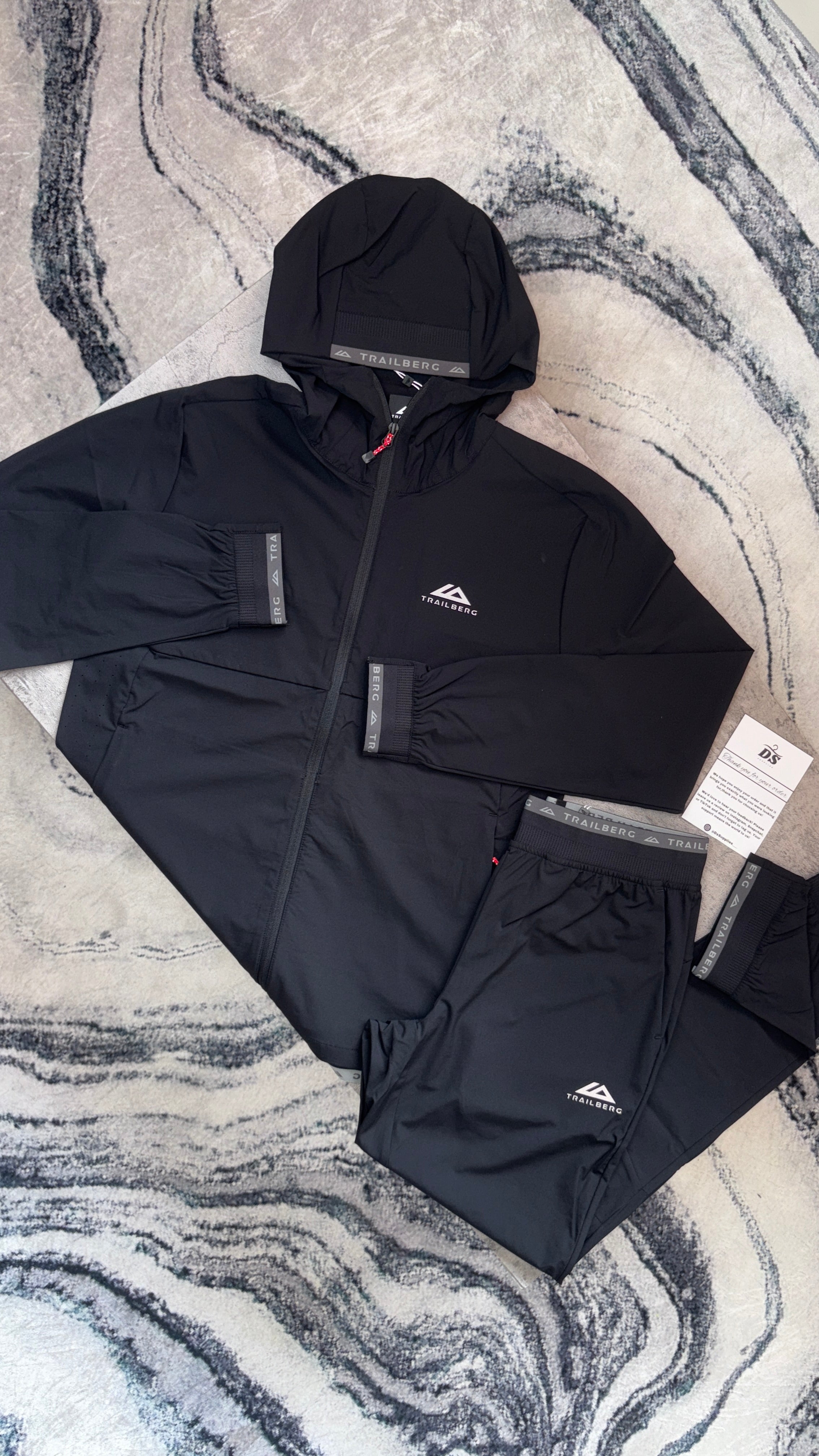 Trailberg Frontier Tracksuit-‘Black/Red/Grey’