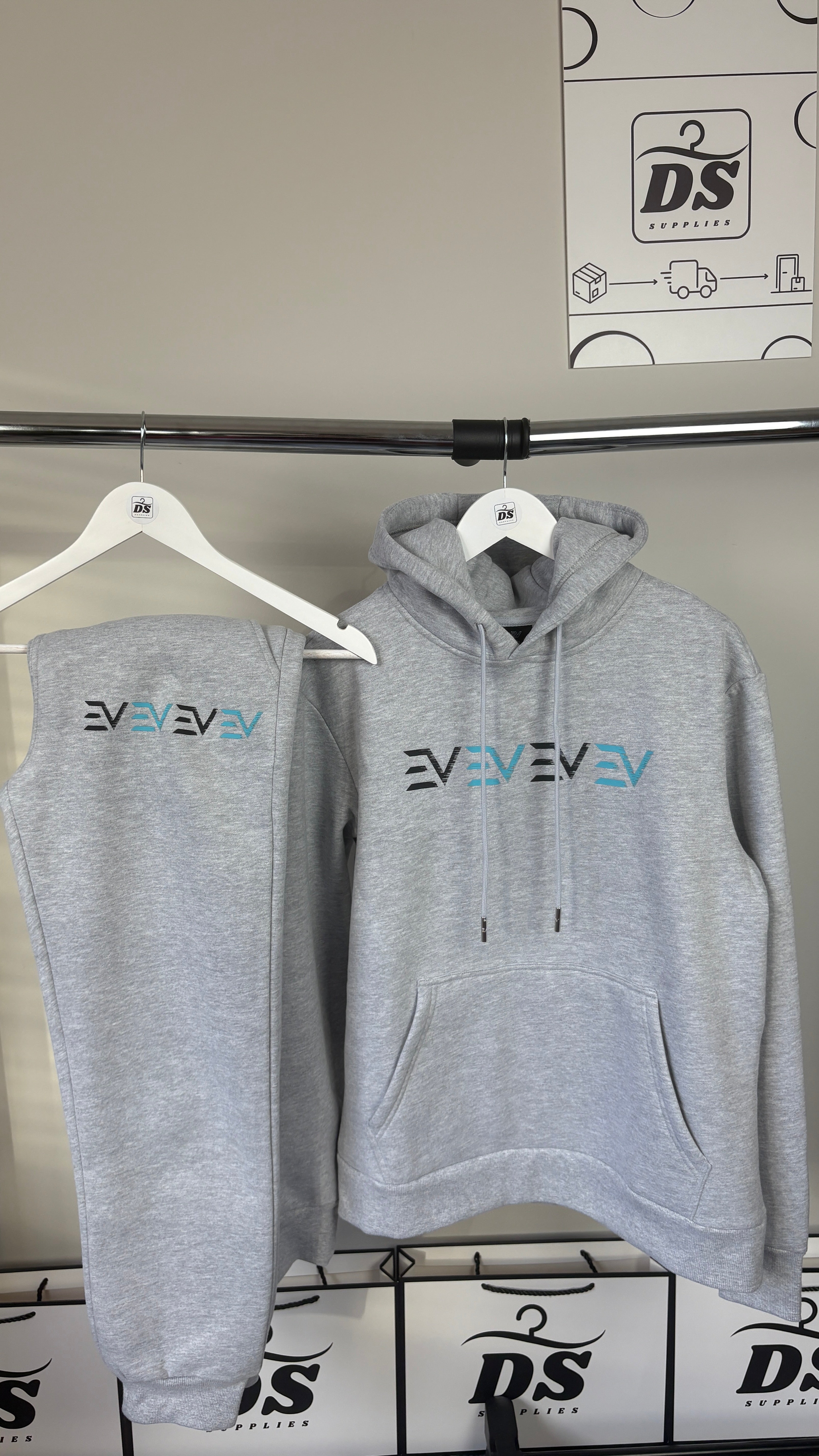 ENVI DIGITAL TRACKSUIT - GREY/BLUE/BLACK