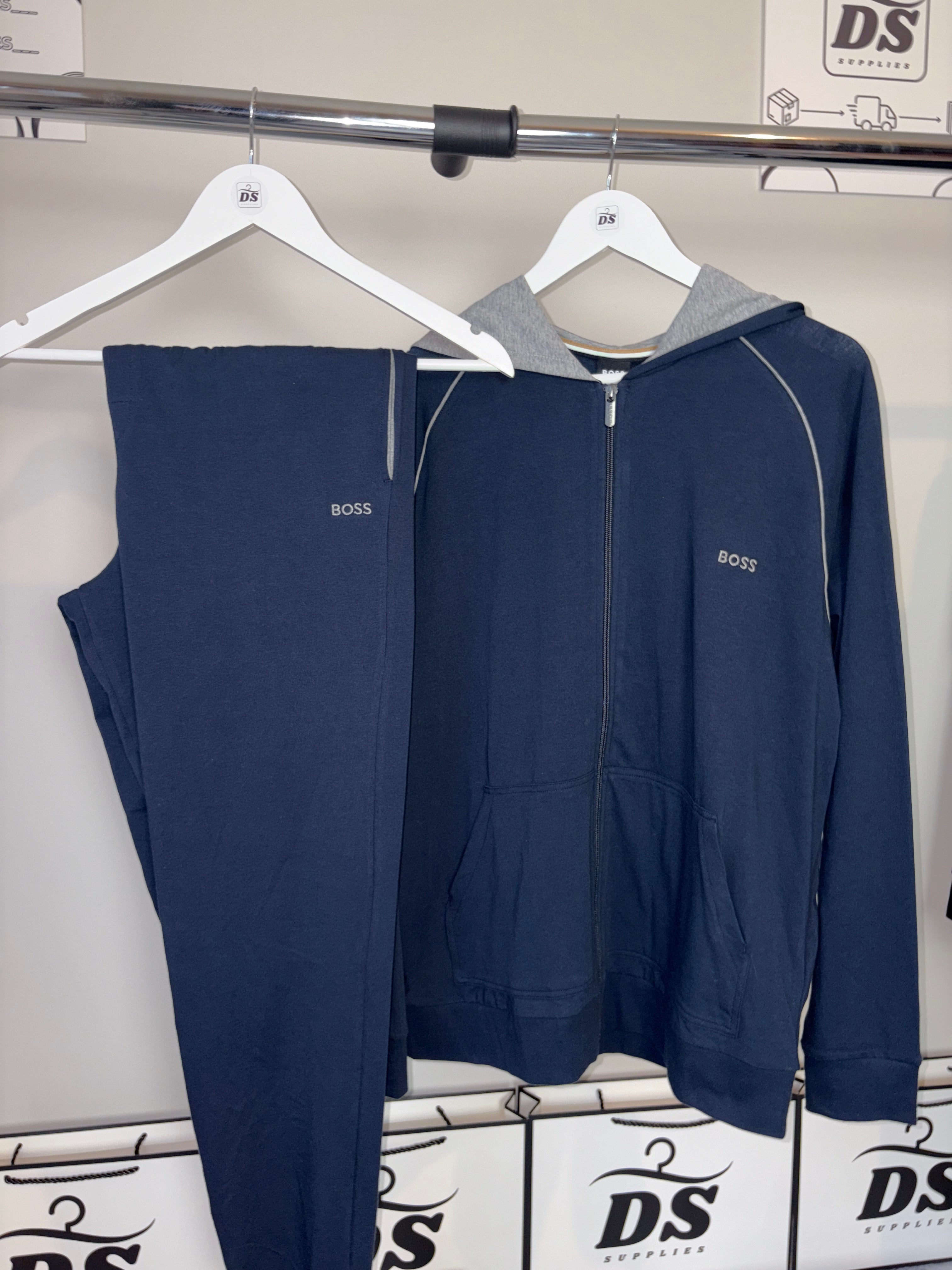 BOSS HOMEWEAR TRACKSUIT - NAVY/GREY