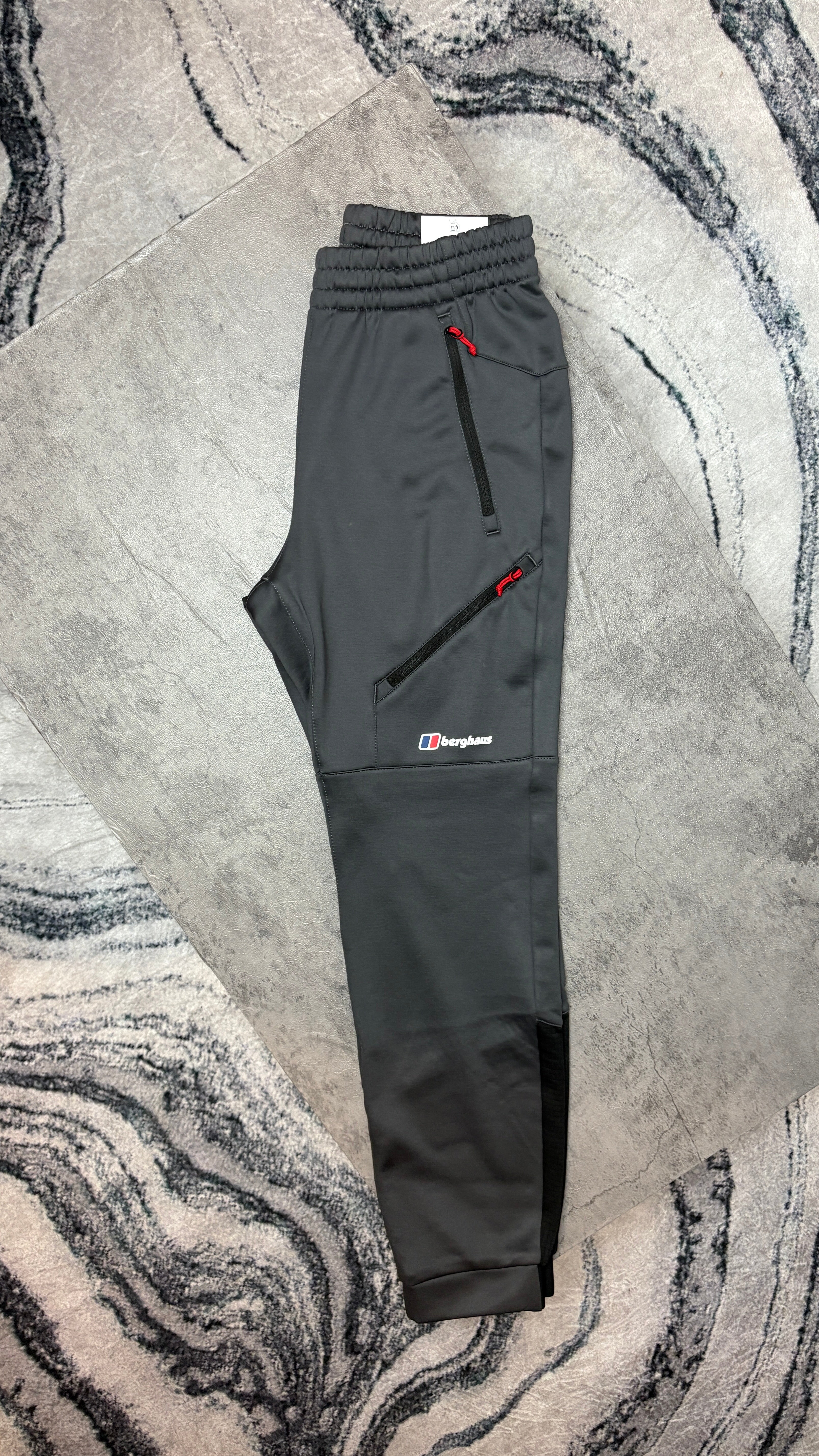 BERGHAUS FLEECE TRACKSUIT/T-TSHIRT - GREY/BLACK