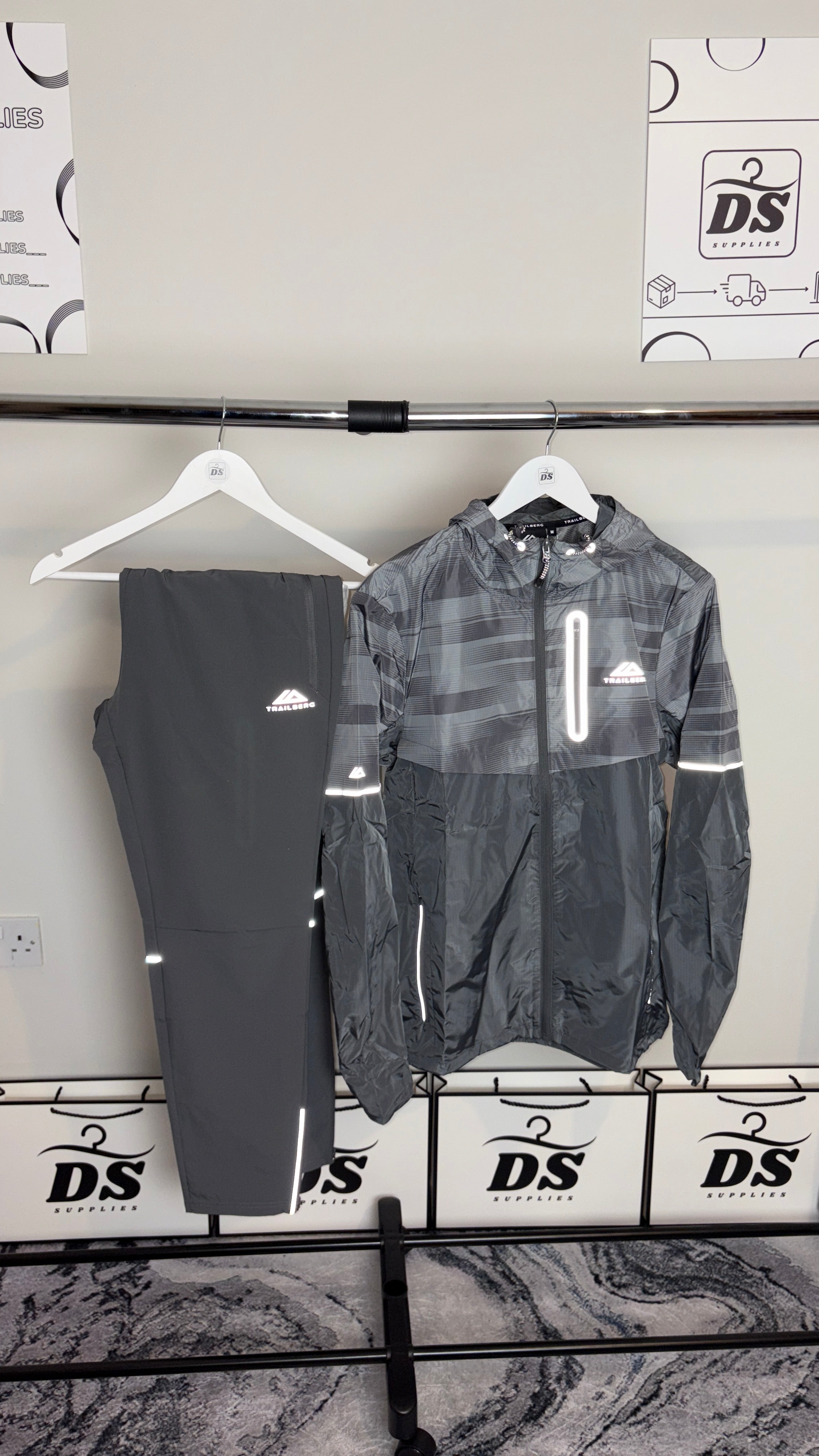 TRAILBERG 2.0 DIMENSION TRACKSUIT - TWO TONE GREY