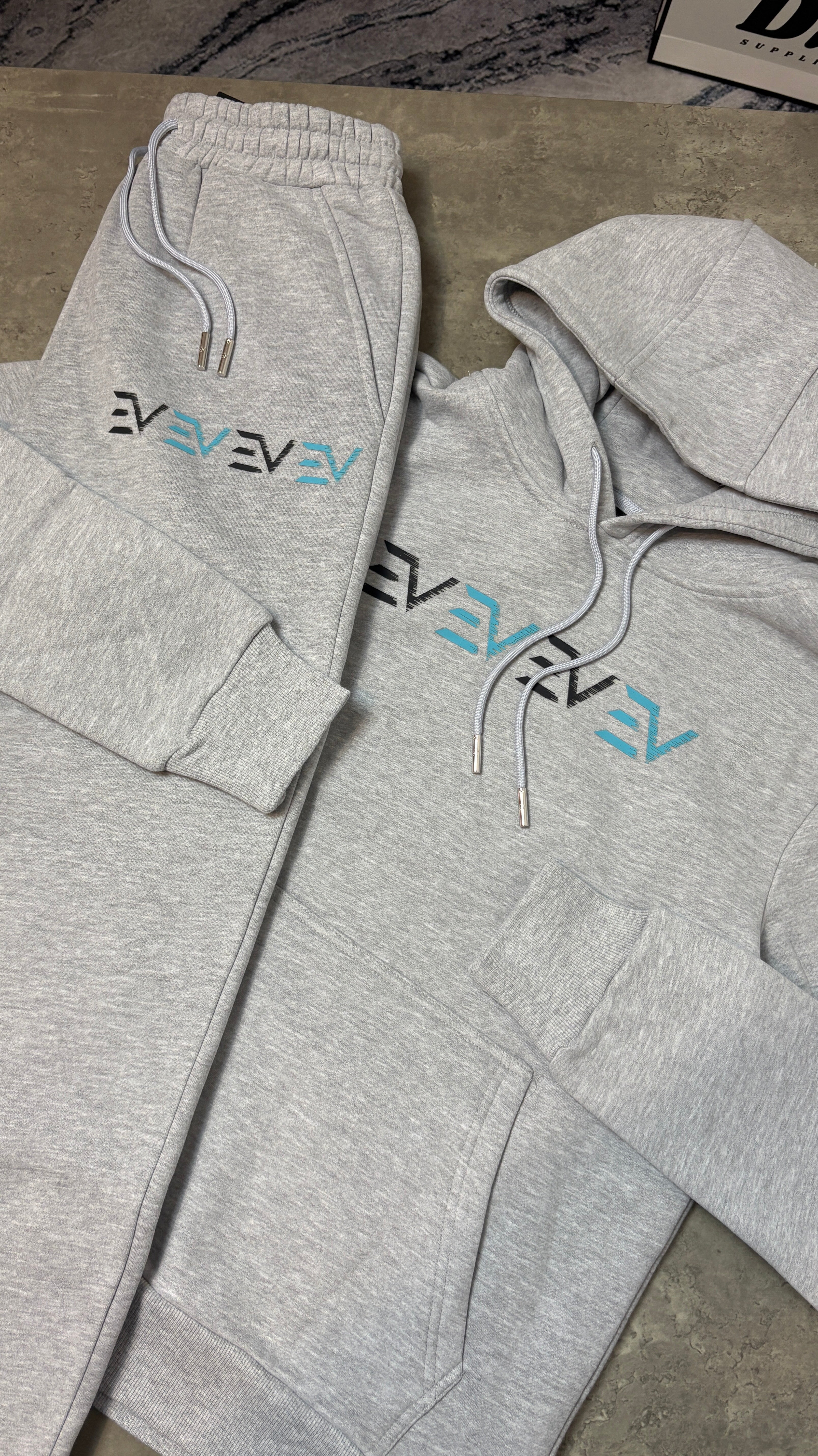 ENVI DIGITAL TRACKSUIT HOODIE/PANT -GREY/BLUE