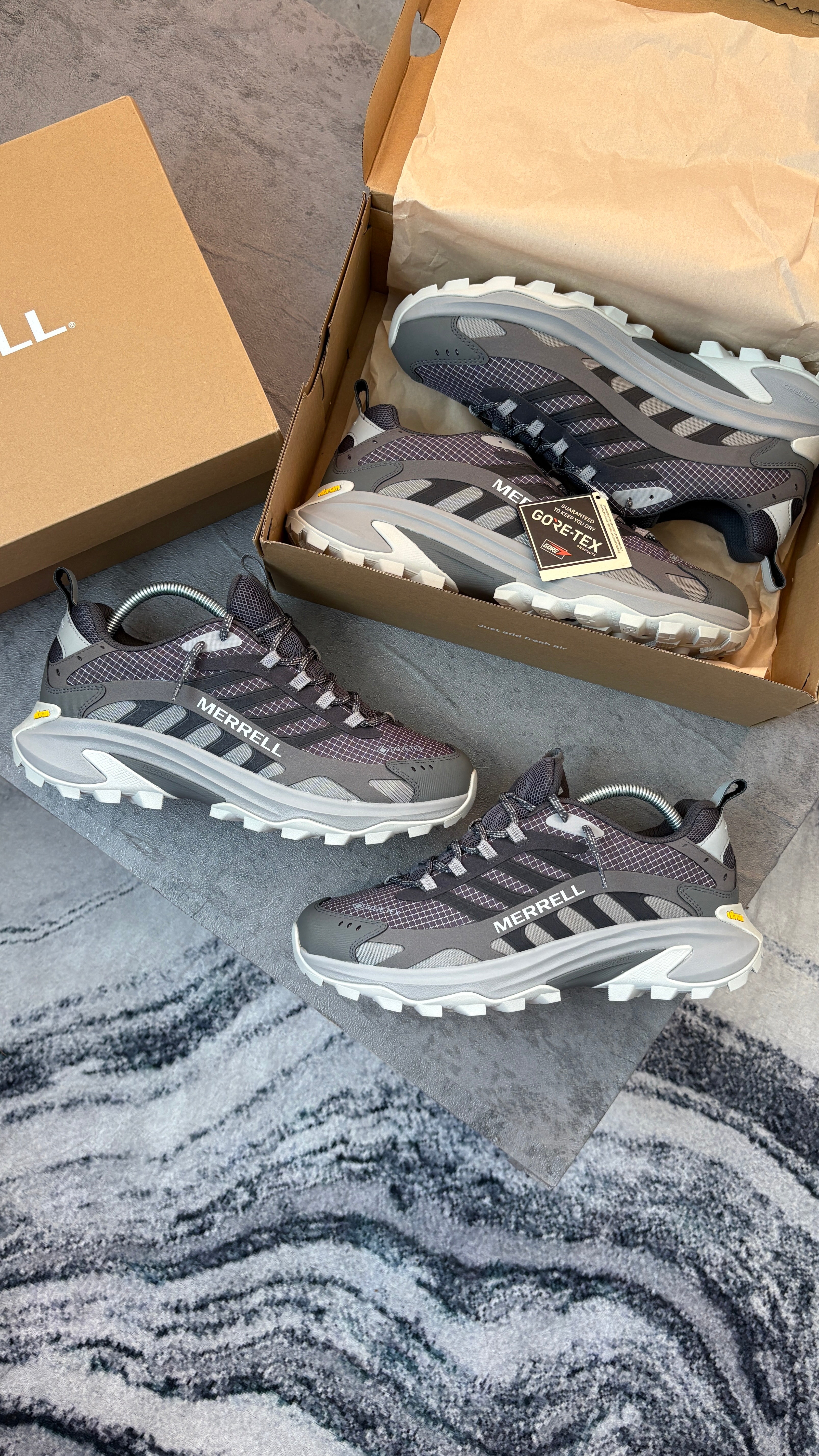 MERRELL MOAB SPEED 2 GTX -  GREY/ASPHALT