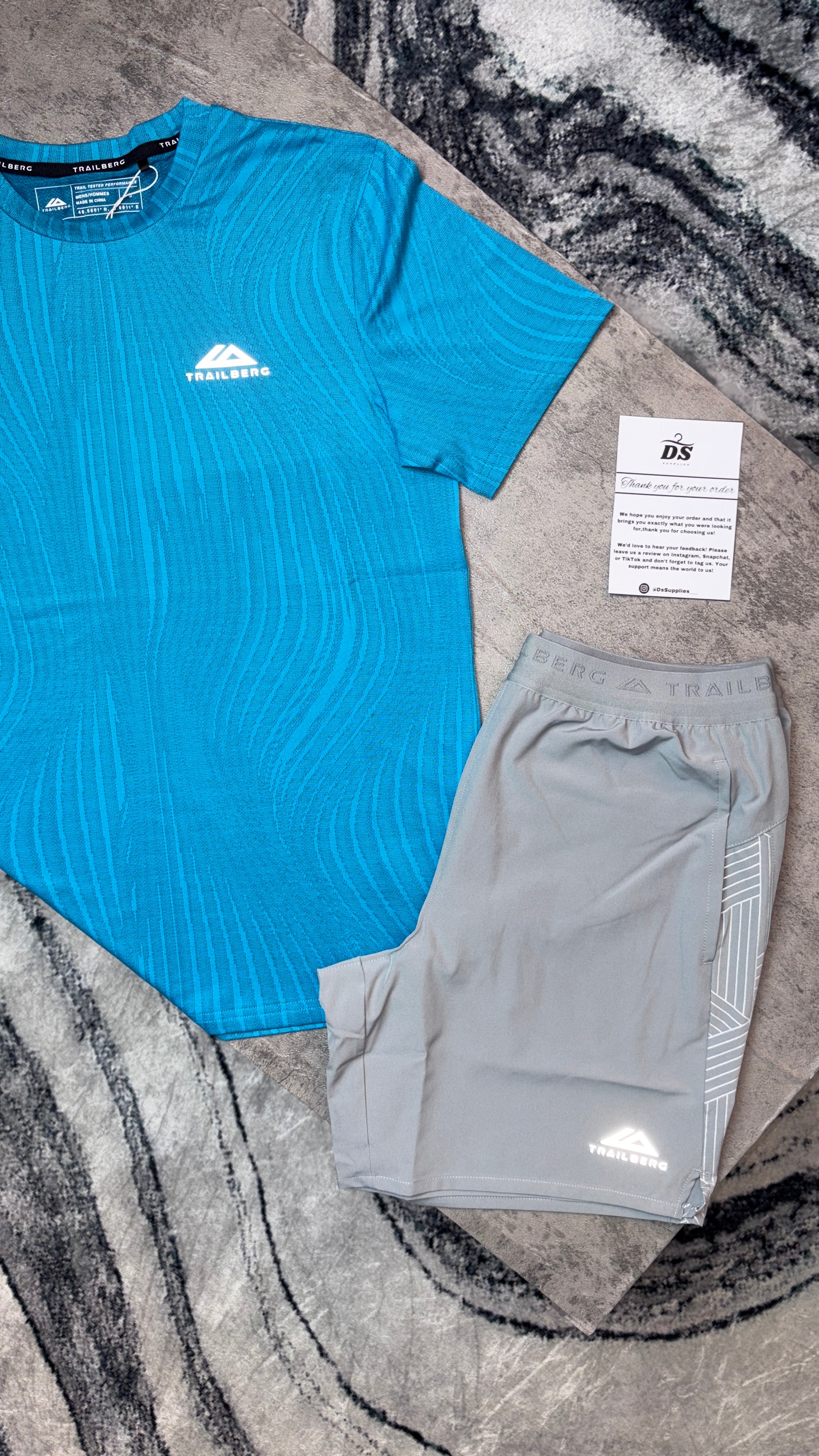 Trailberg Vertex Jacquard Twinset-’Atomic Blue’