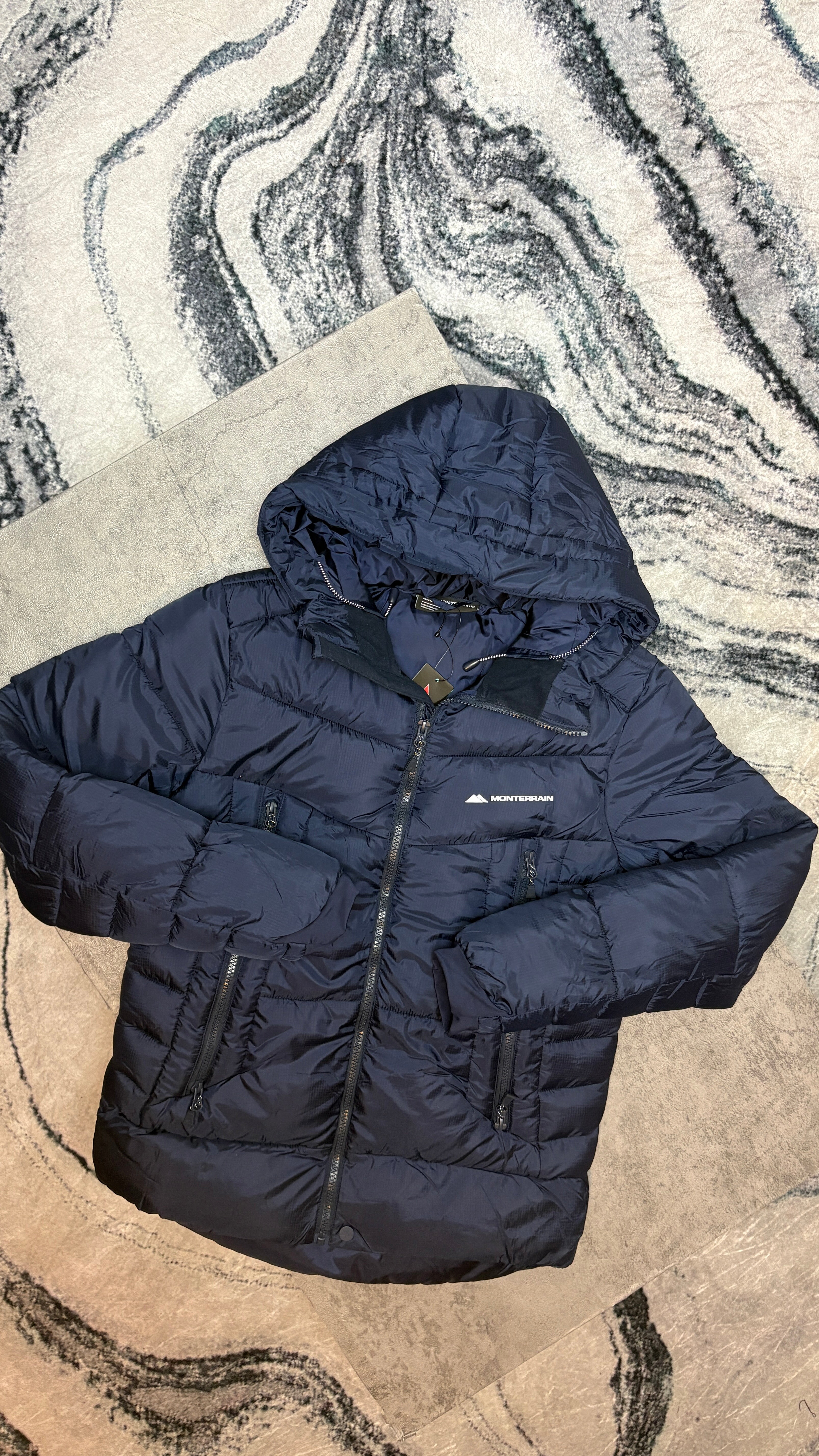 MONTERRAIN BLANC 2.0 PUFFER COAT - NAVY