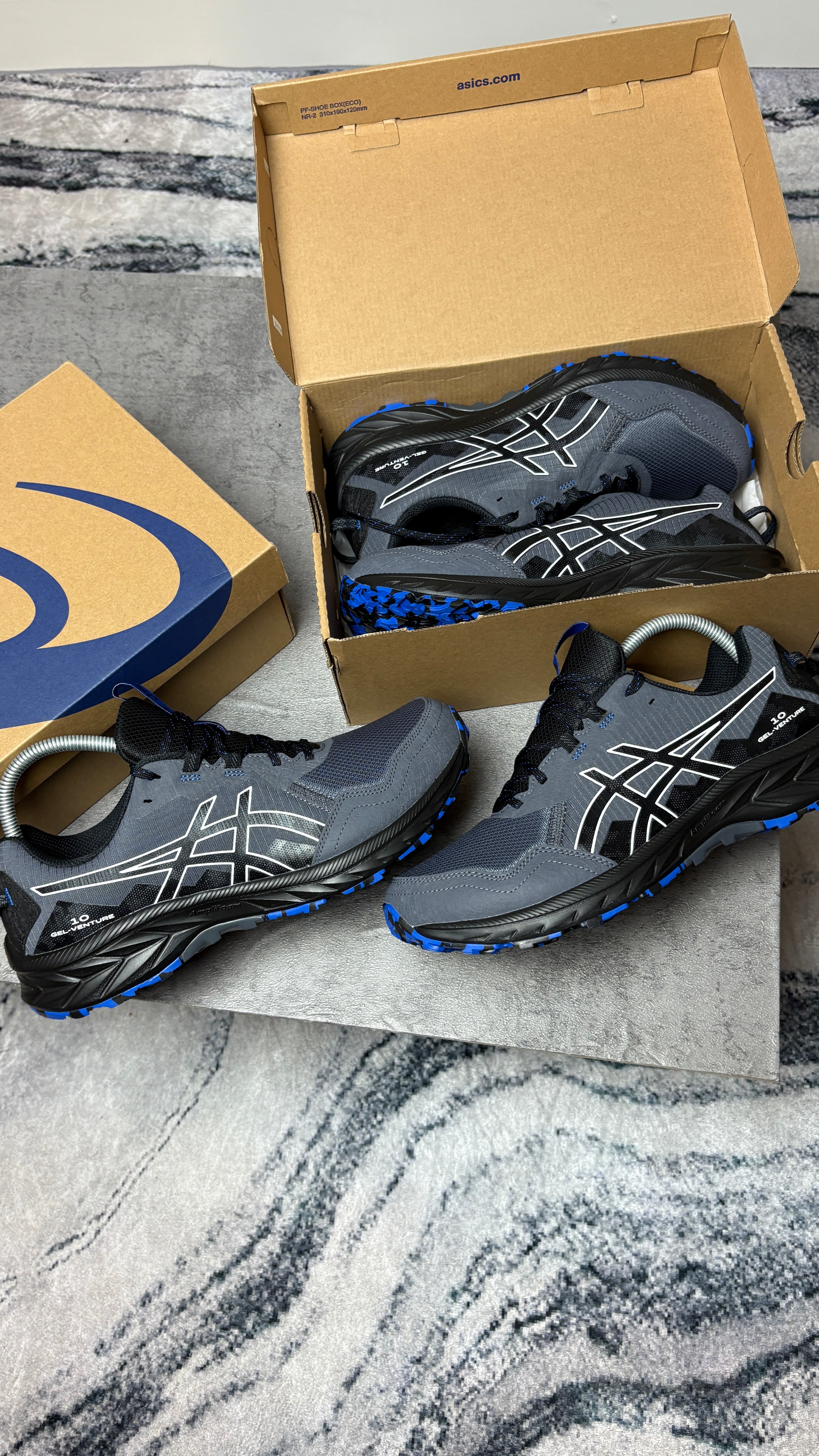 ASICS GEL VENTURE - BLACK/GREY/BLUE