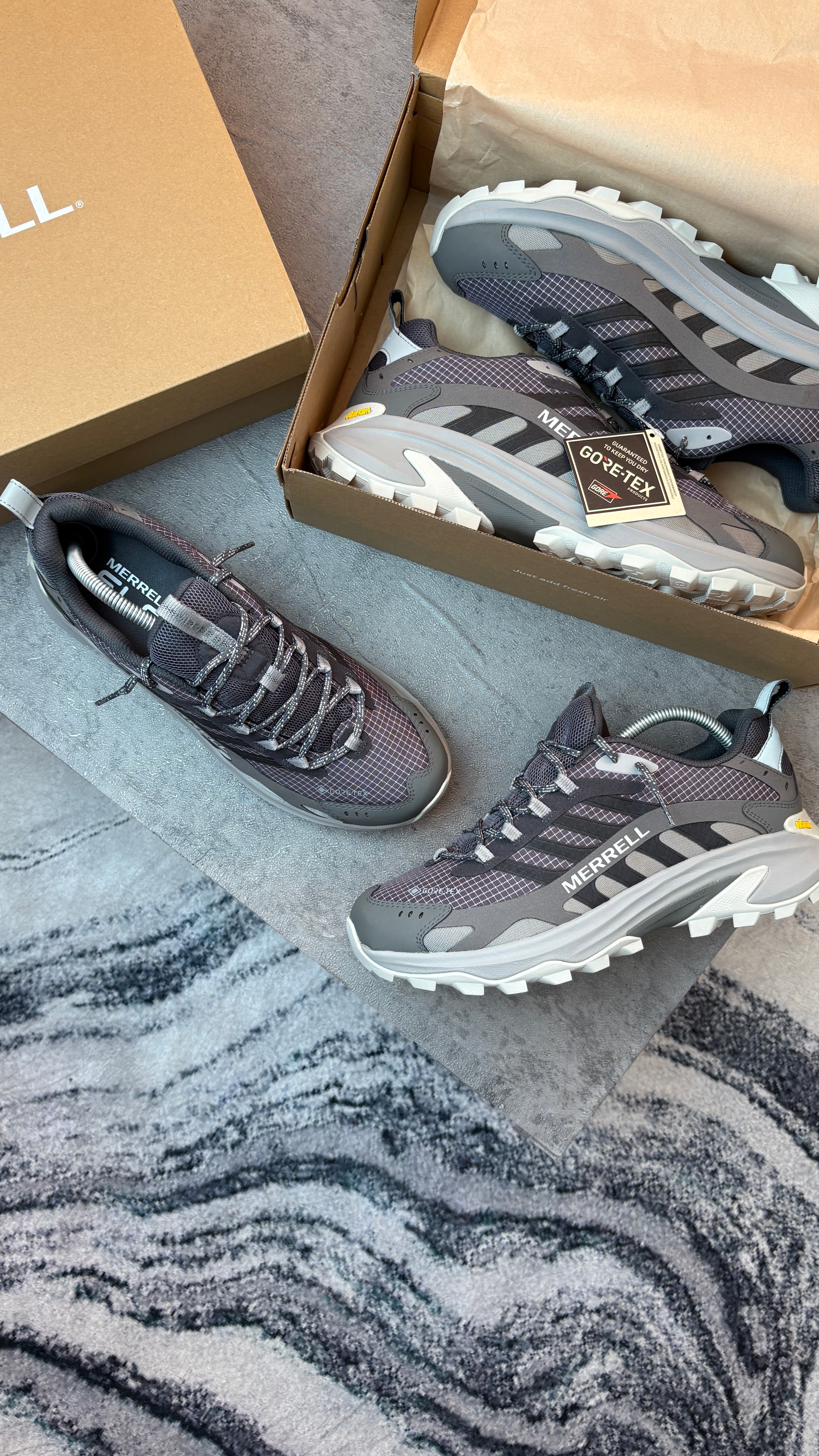 MERRELL MOAB SPEED 2 GTX -  GREY/ASPHALT