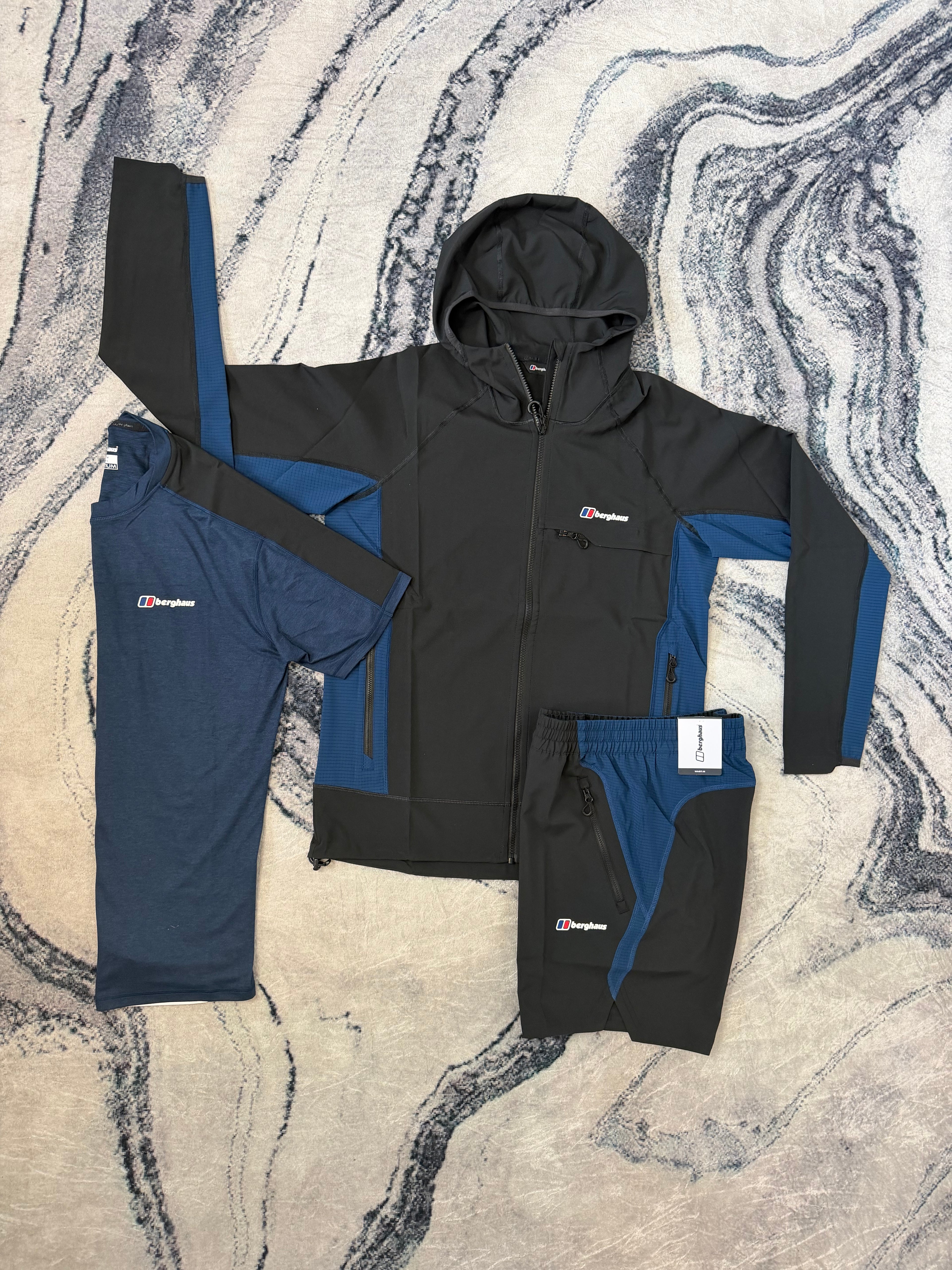 BERGHAUS WAVERTREE TRISET - JET BLACK/BLUE