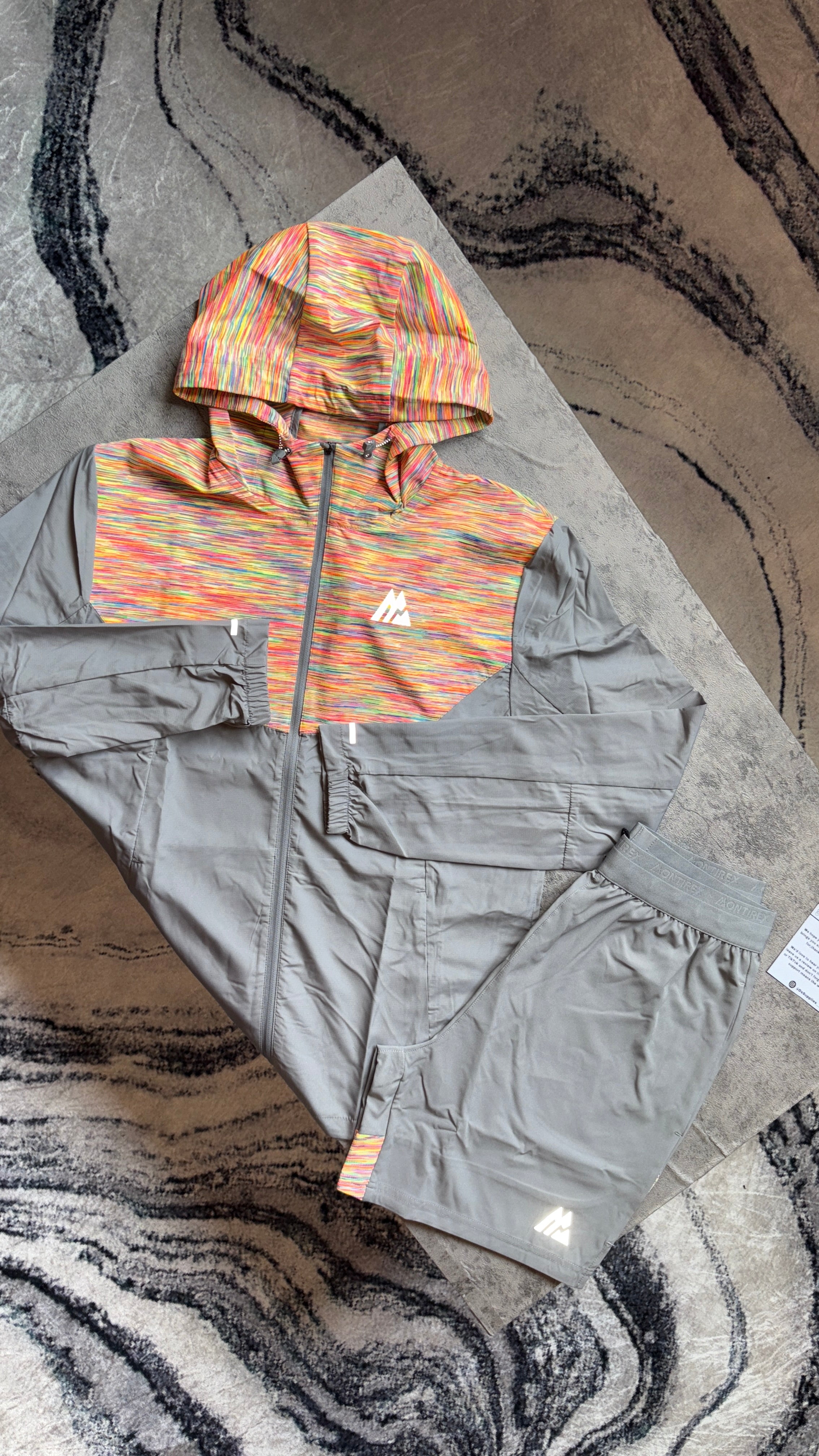 Montirex Trail 3.0 Windset-Platinum Grey/Fiery Orange/Multi
