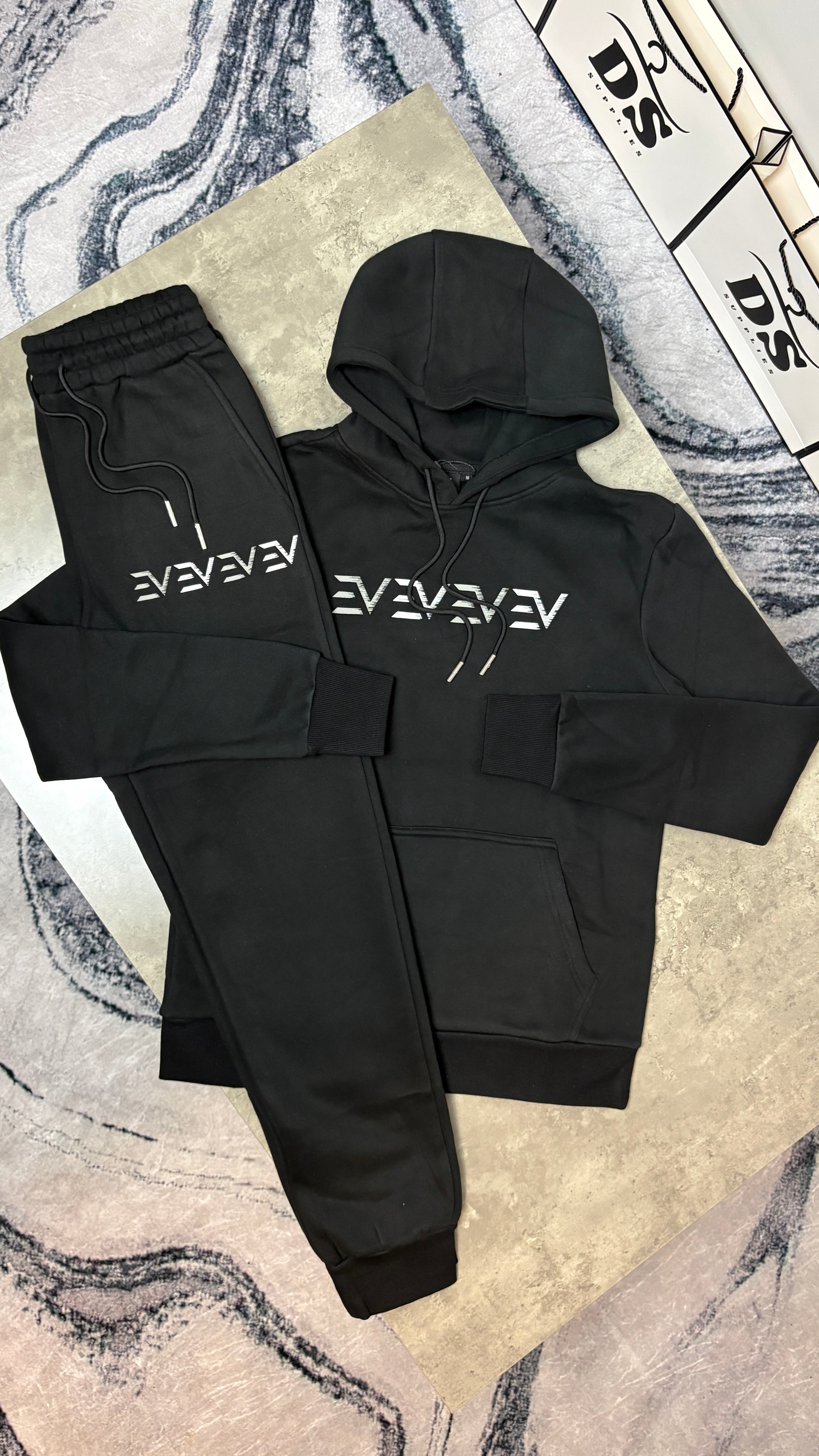 ENVI DIGITAL TRACKSUIT HOODIE/PANTS - BLACK/GREY/WHITE