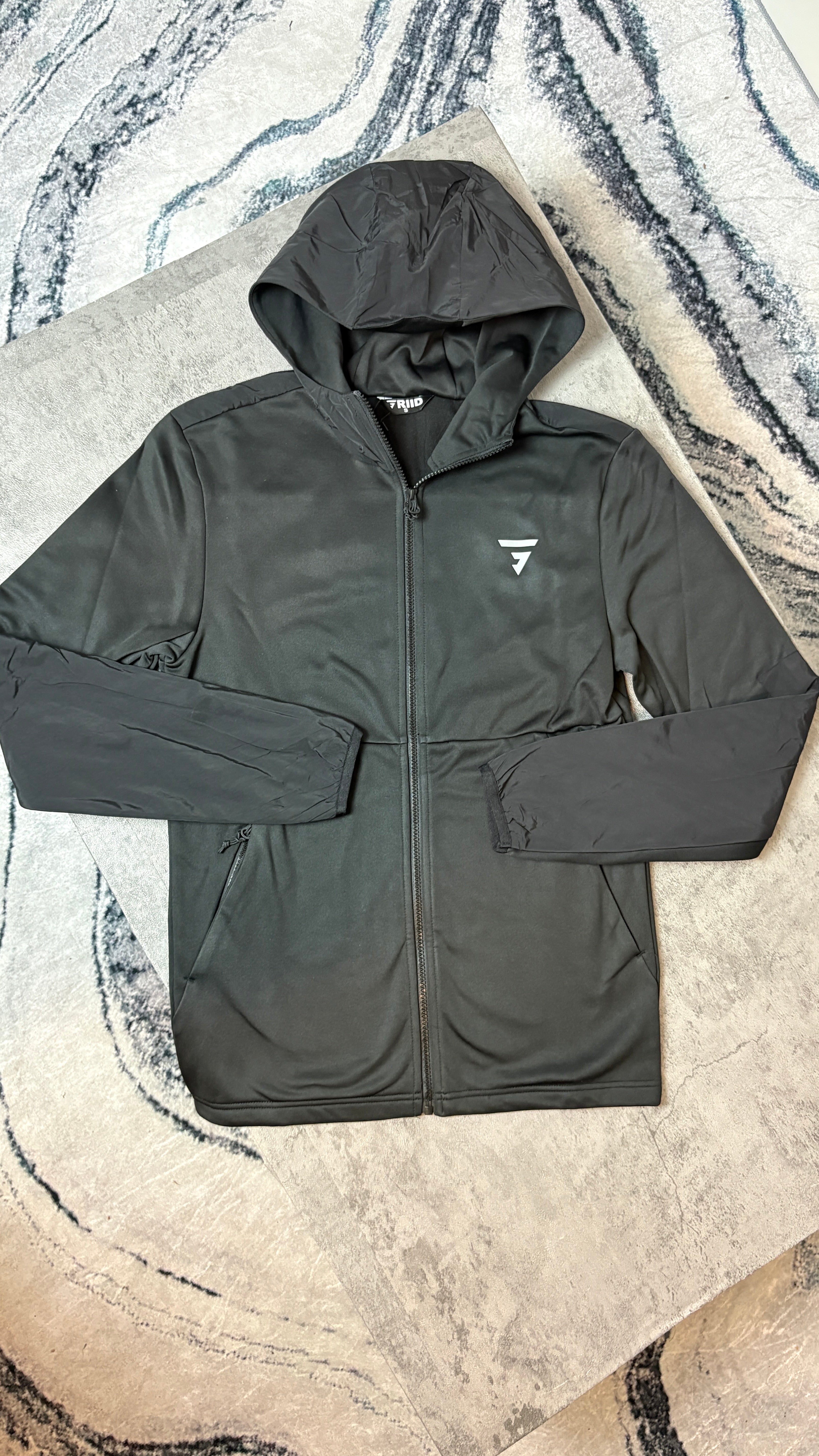 GRIID CUSHY TRACKSUIT HOODIE/PANTS - DOUBLE BLACK