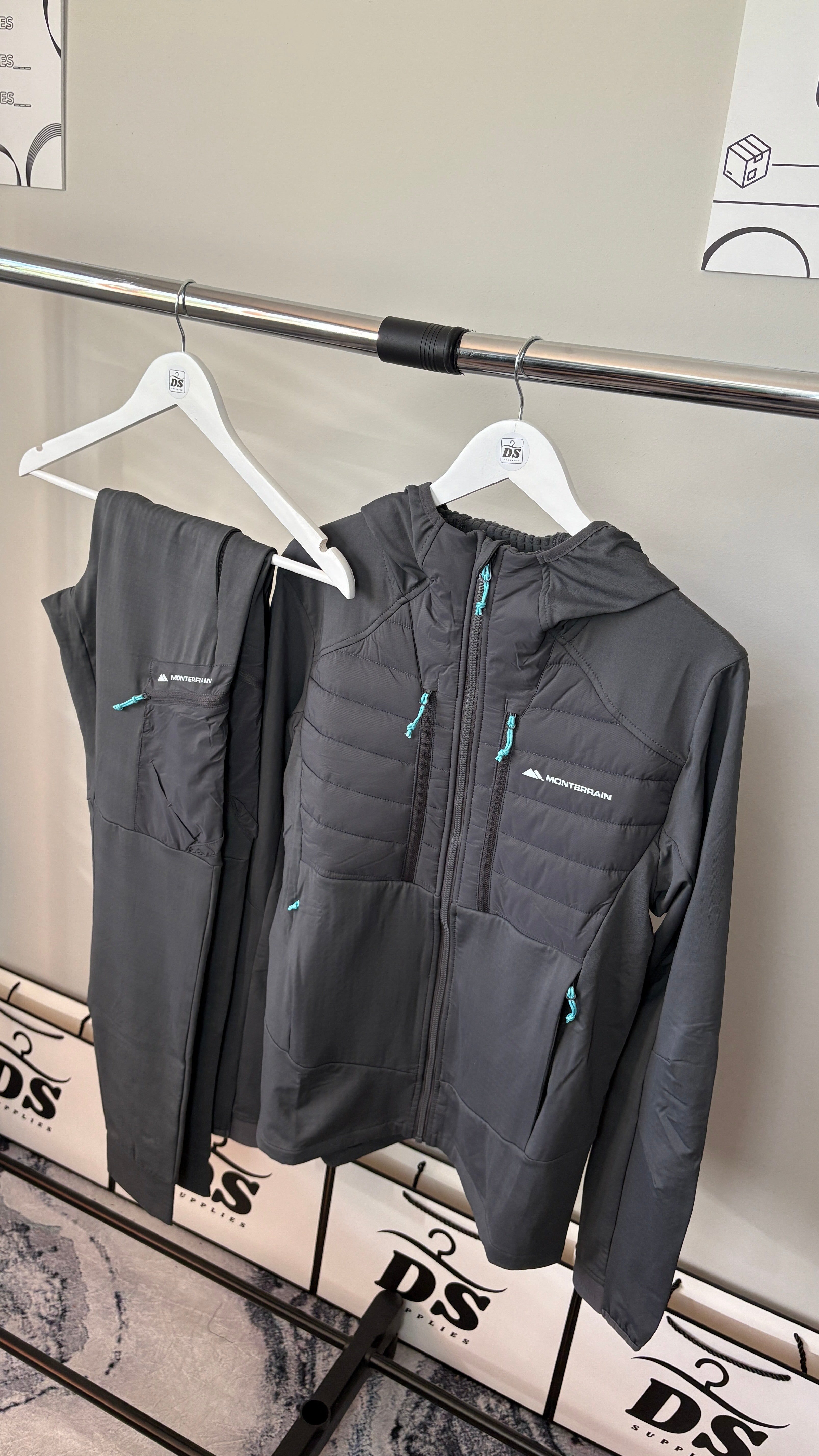 MONTERRAIN DINAR 2.0 TRACKSUIT - GREY/BLUE