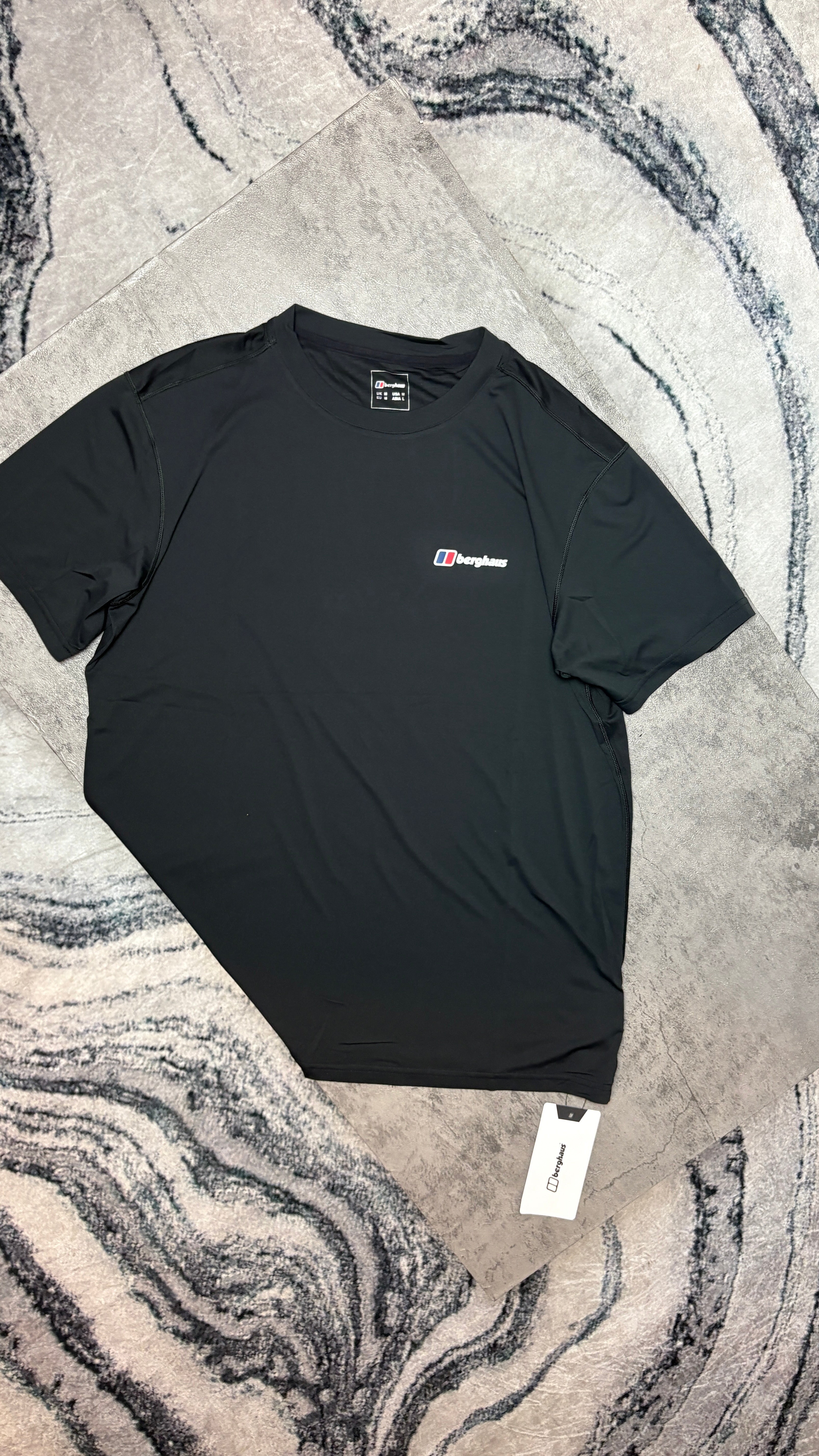 BERGHAUS FLEECE TRACKSUIT/T-TSHIRT - GREY/BLACK