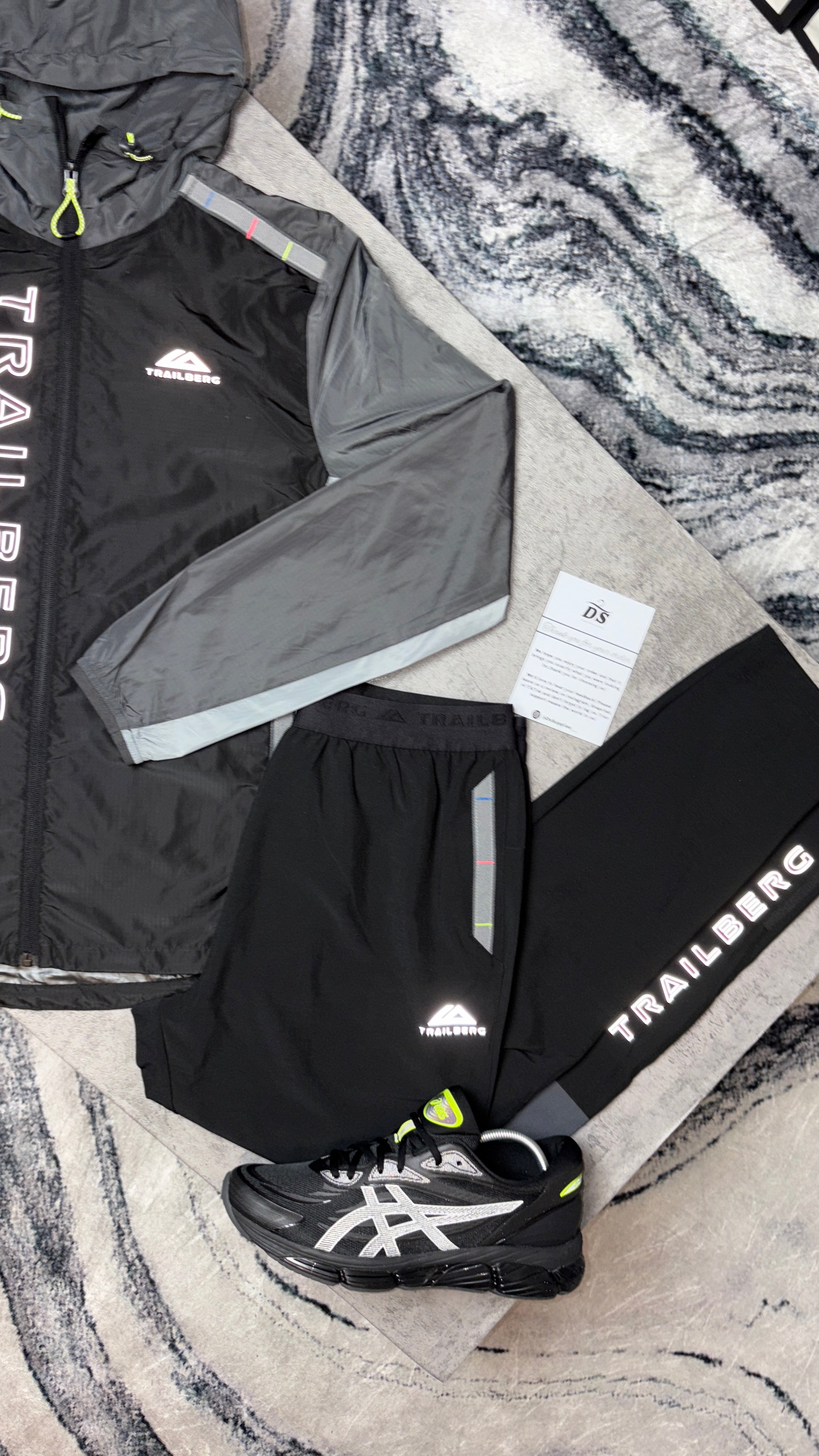 Trailberg Triathlon Tracksuit-Black/Grey