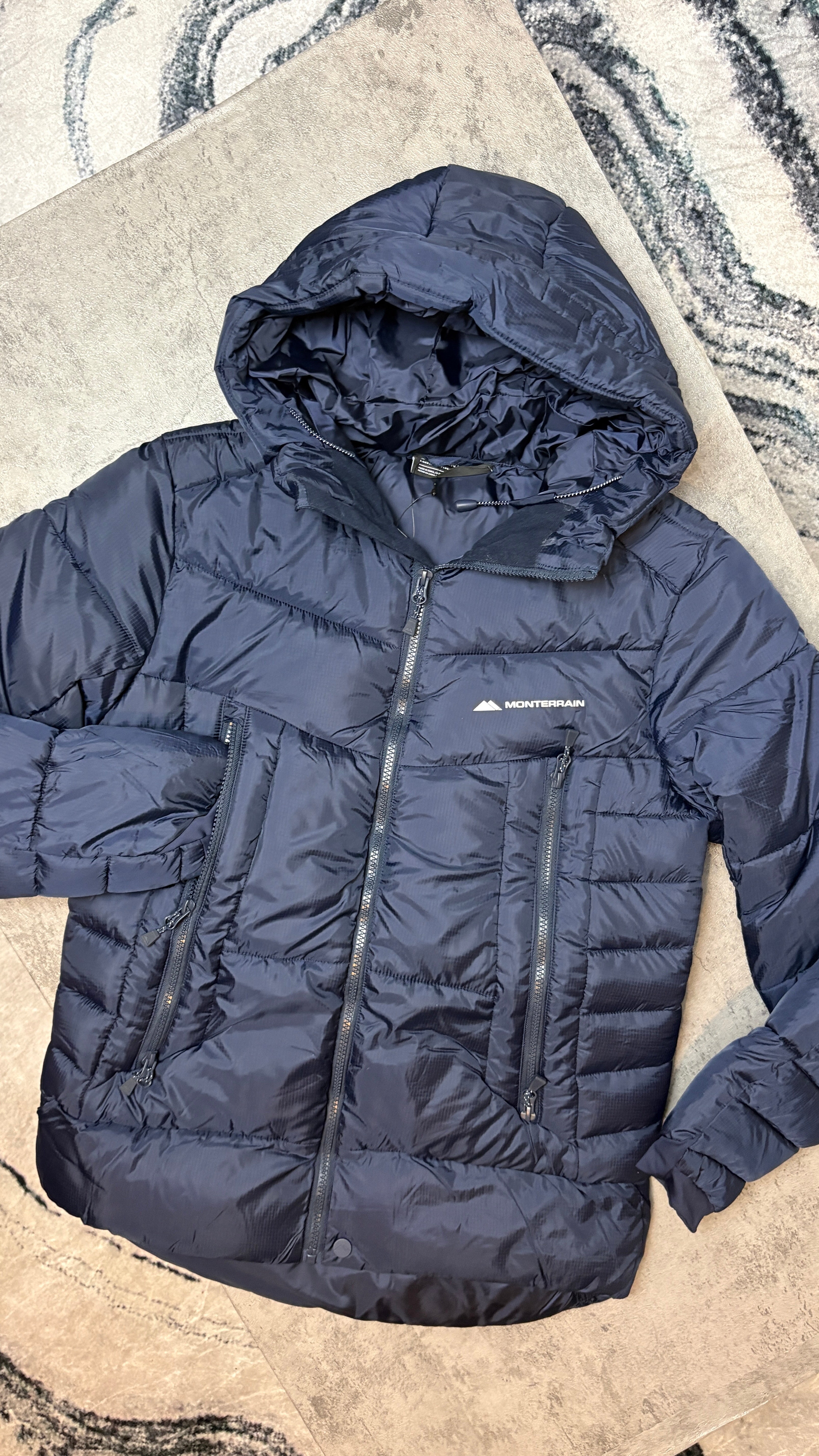 MONTERRAIN BLANC 2.0 PUFFER COAT - NAVY