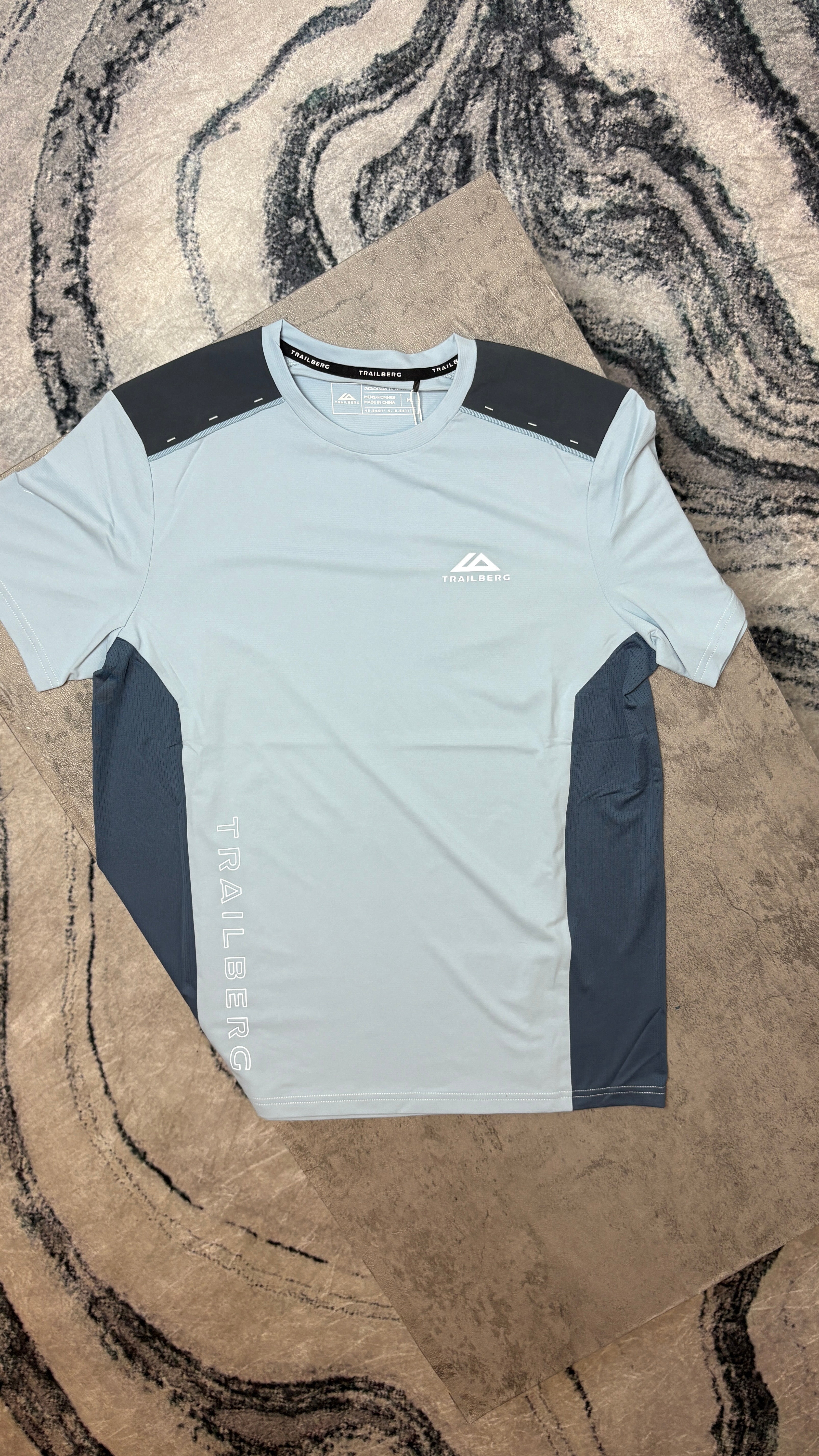 TRAILBERG TRIATHLON TRISET JACKET/PANT/TSHIRT-  ECLIPSE BLUE