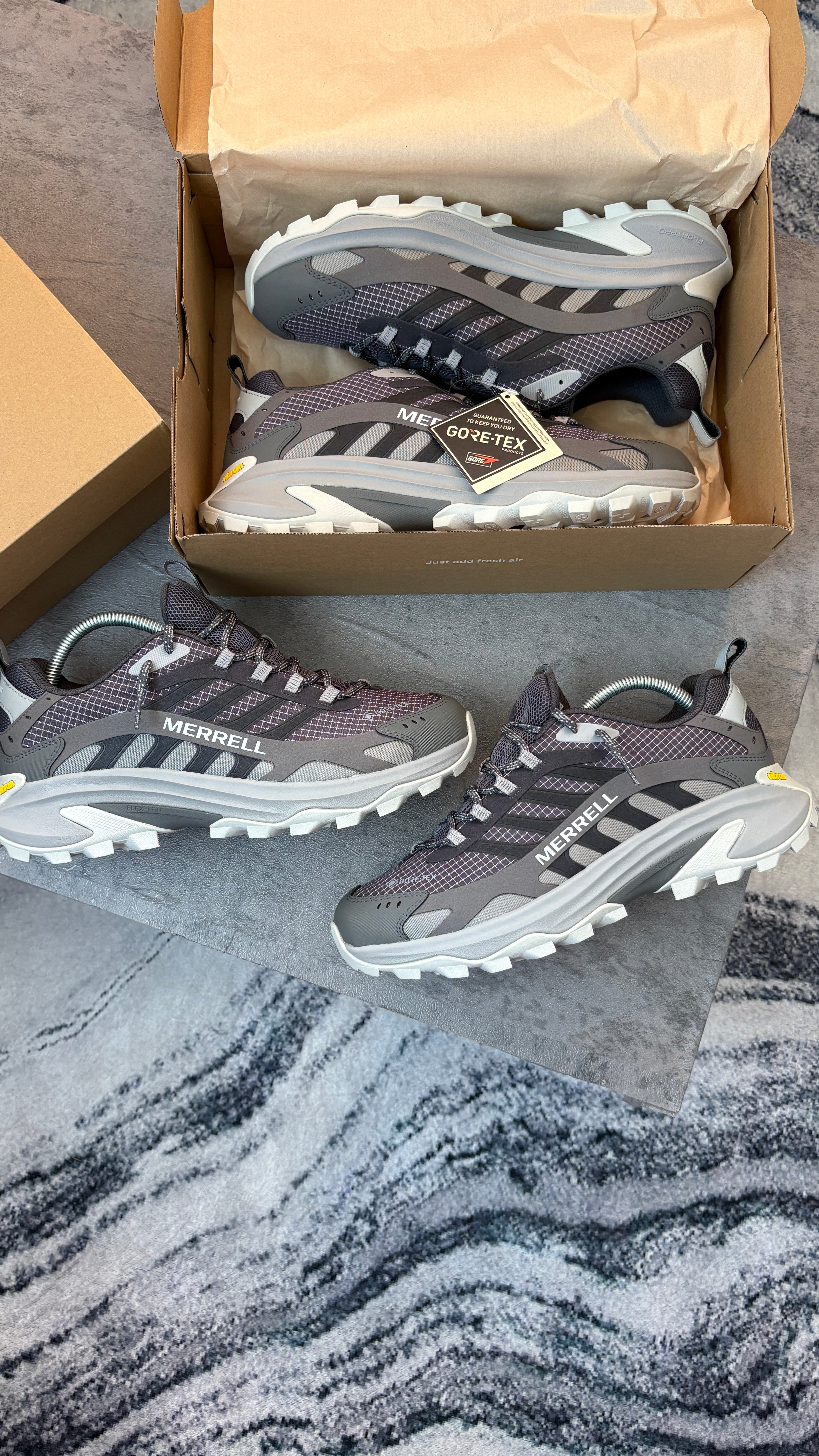 MERRELL MOAB SPEED 2 GTX -  GREY/ASPHALT