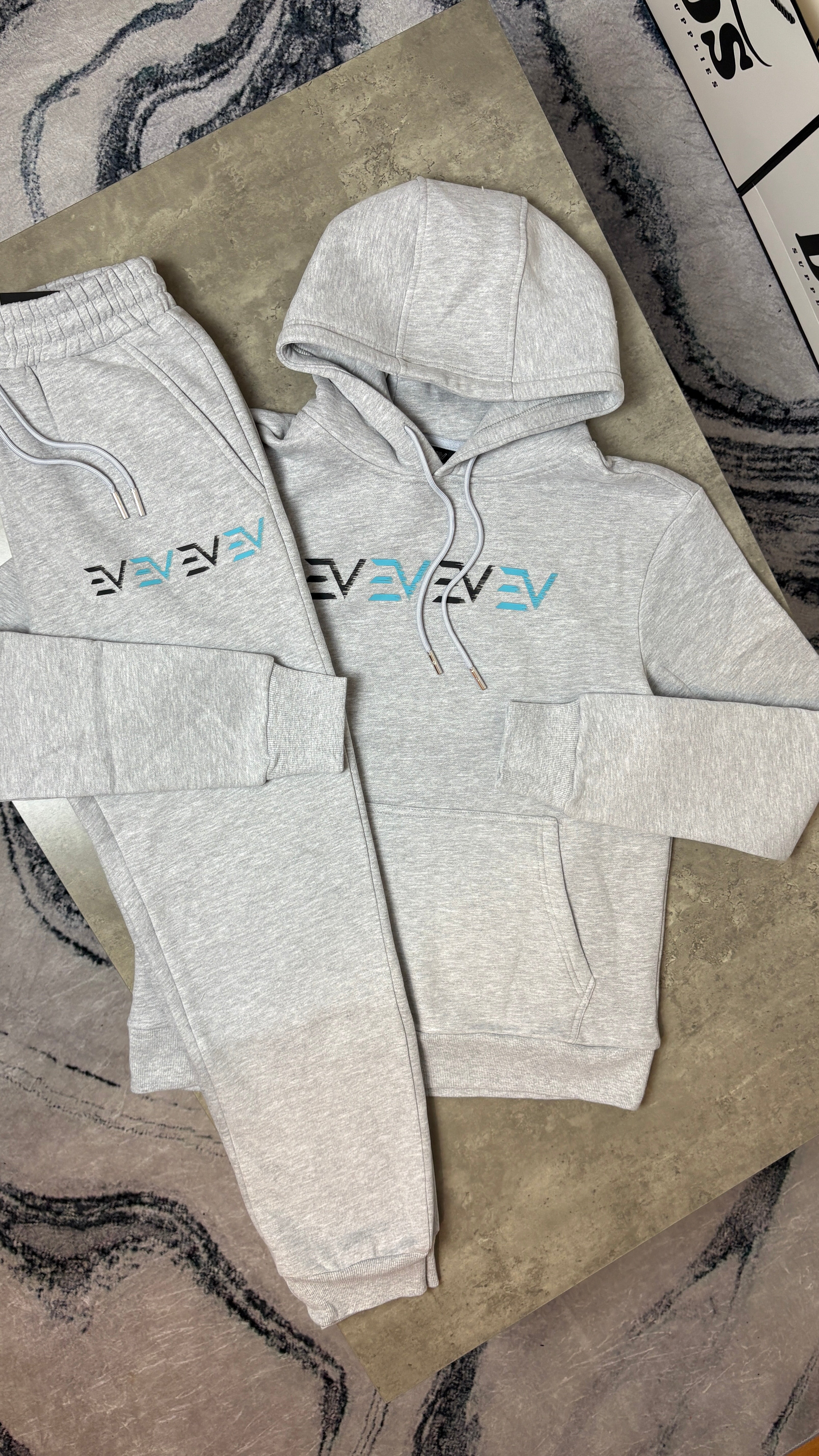 ENVI DIGITAL TRACKSUIT HOODIE/PANT -GREY/BLUE