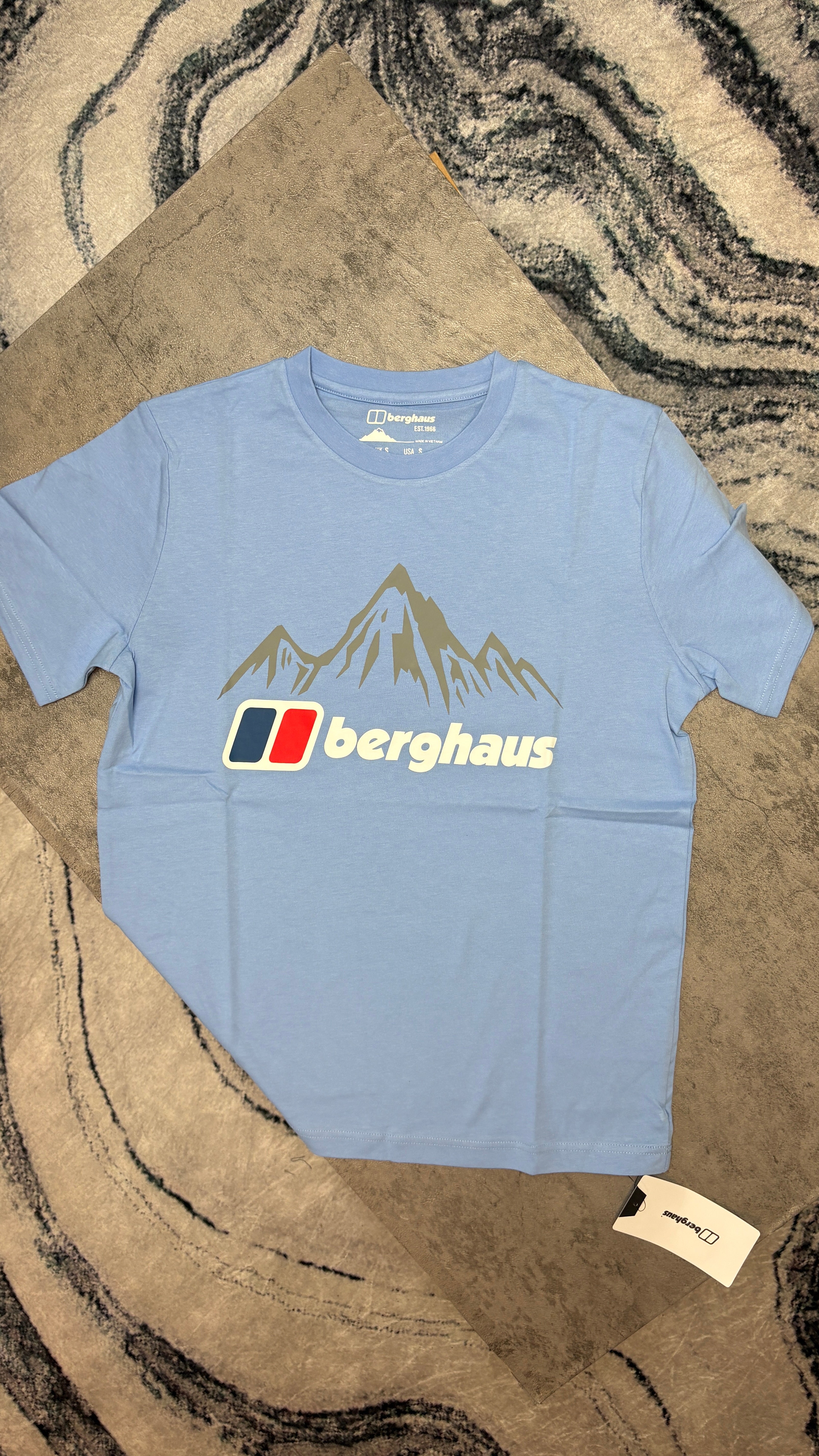 BERGHAUS PAVEY TRISET JACKET/PANT/TSHIRT- GREY/BLUE