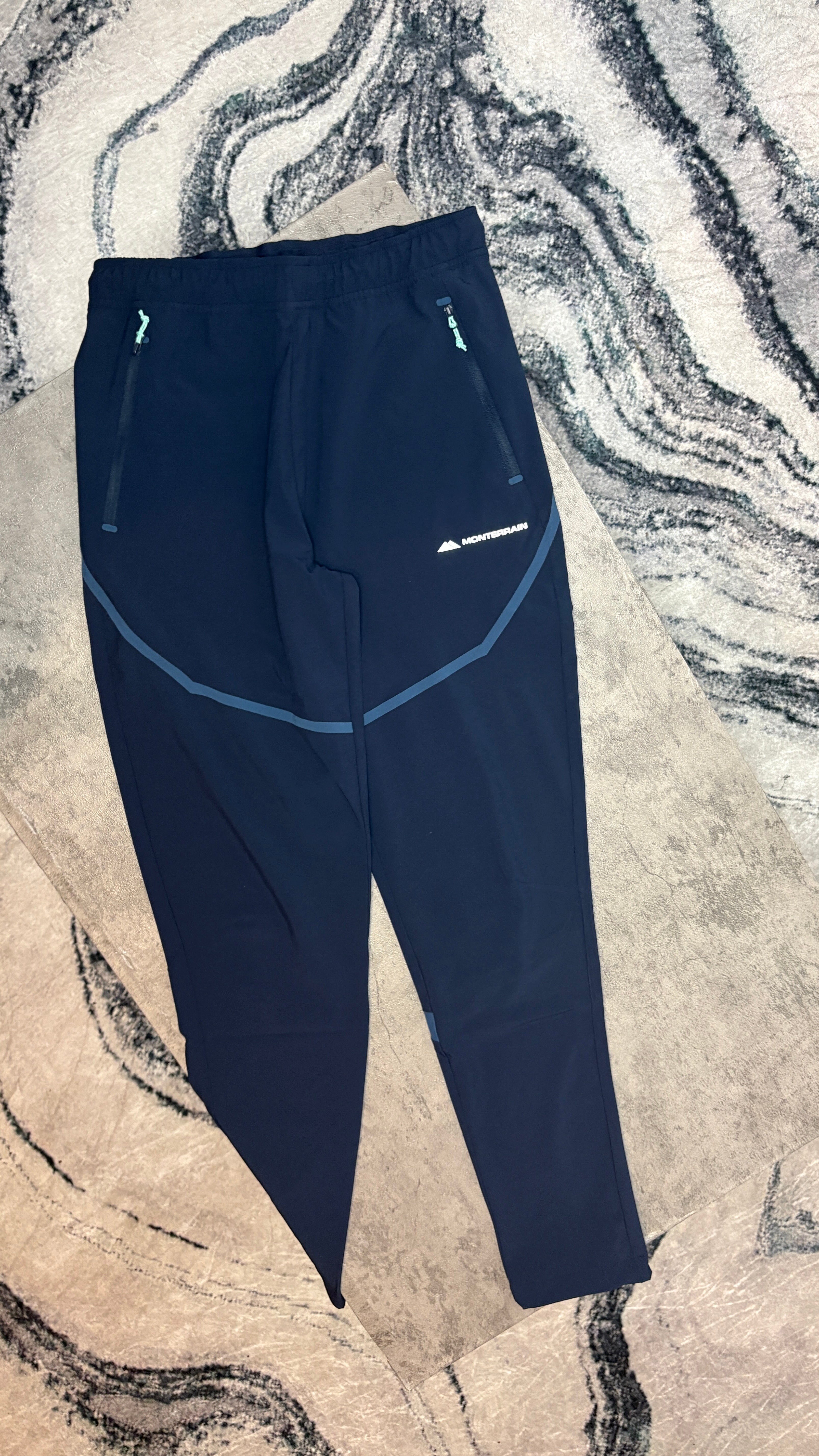 MONTERRAIN DEFENCE TRISET JACKET/PANT/TSHIRT - NAVY/BLUE