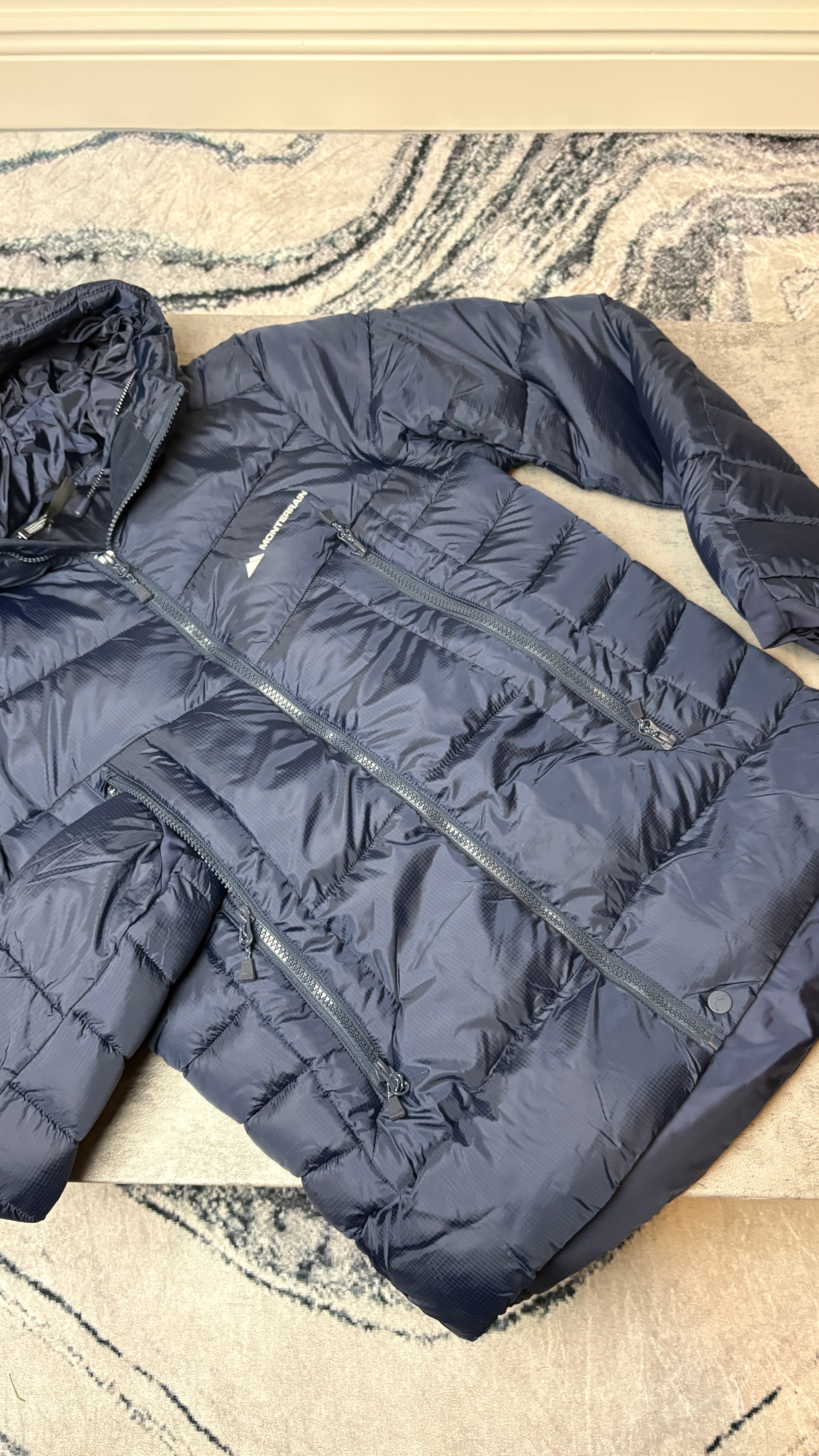 MONTERRAIN BLANC 2.0 PUFFER COAT - NAVY