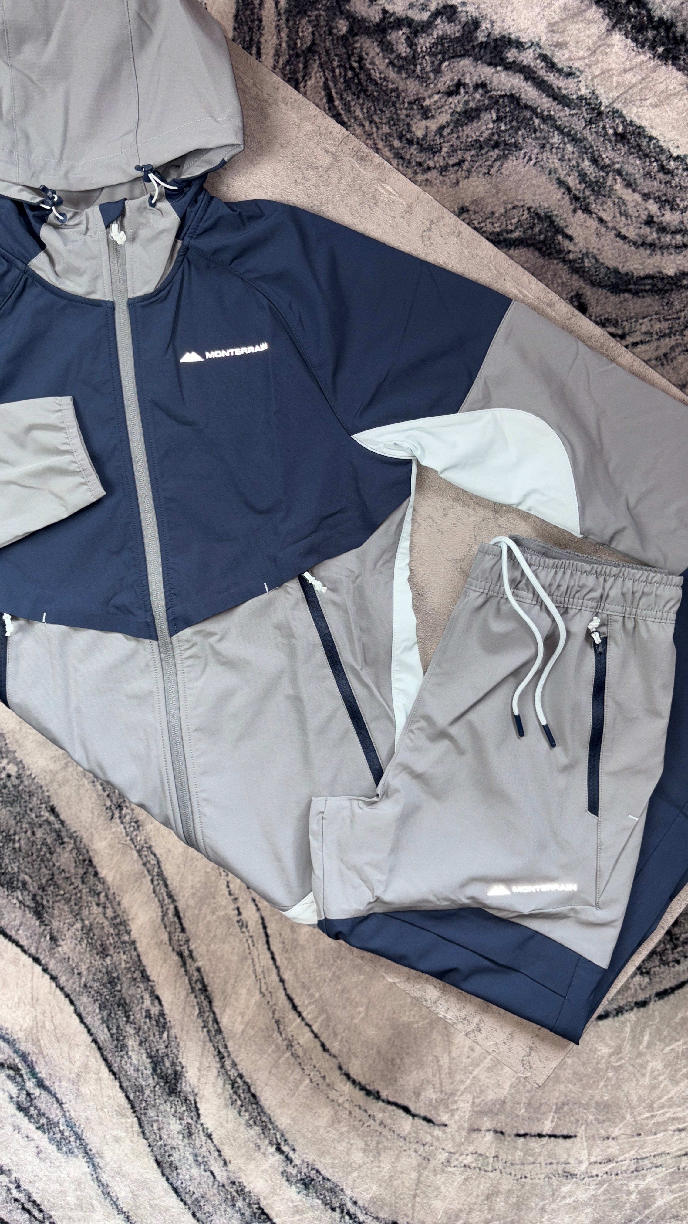 Monterrain Vault Tracksuit-Navy/Grey