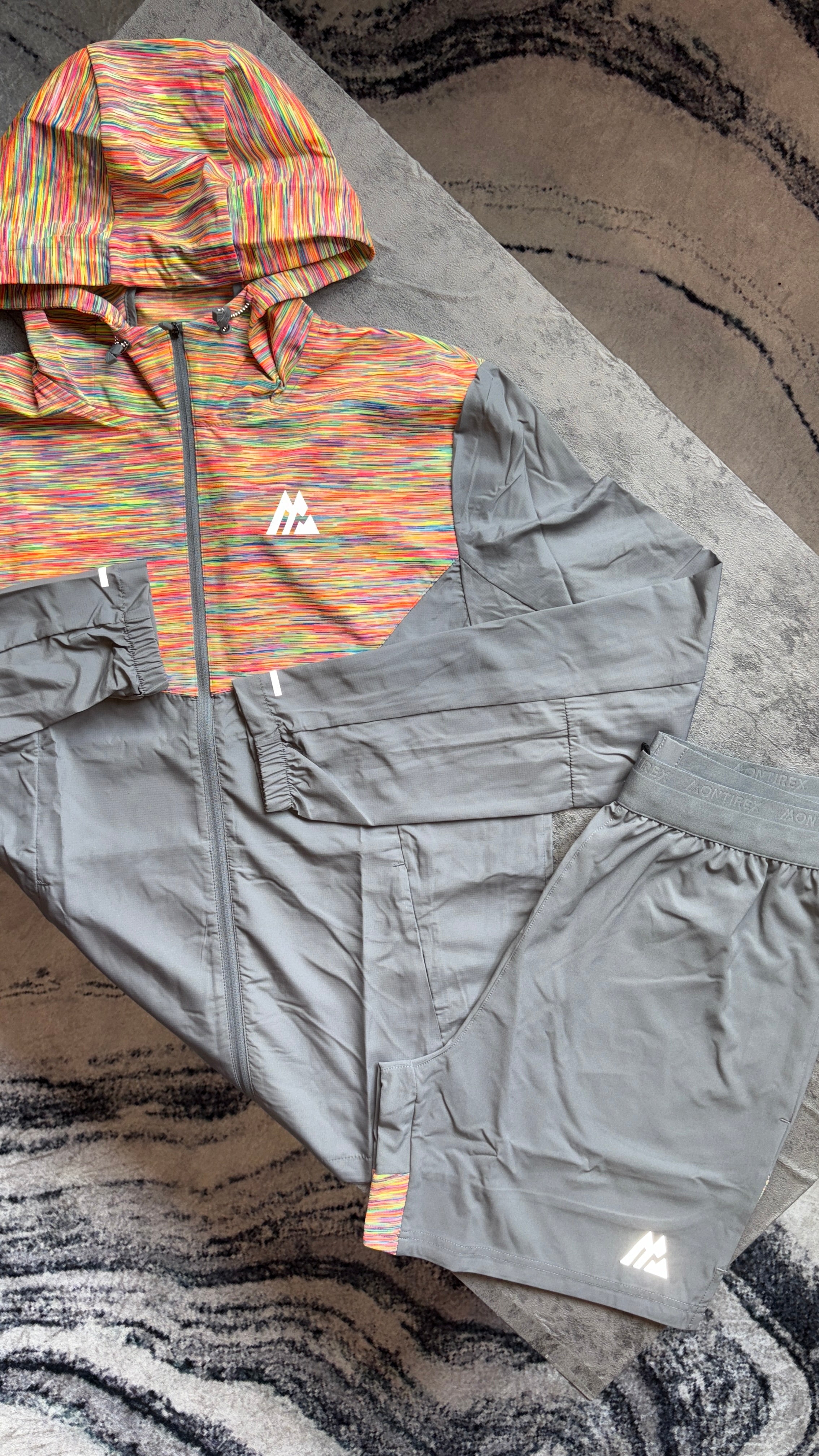 Montirex Trail 3.0 Windset-Platinum Grey/Fiery Orange/Multi