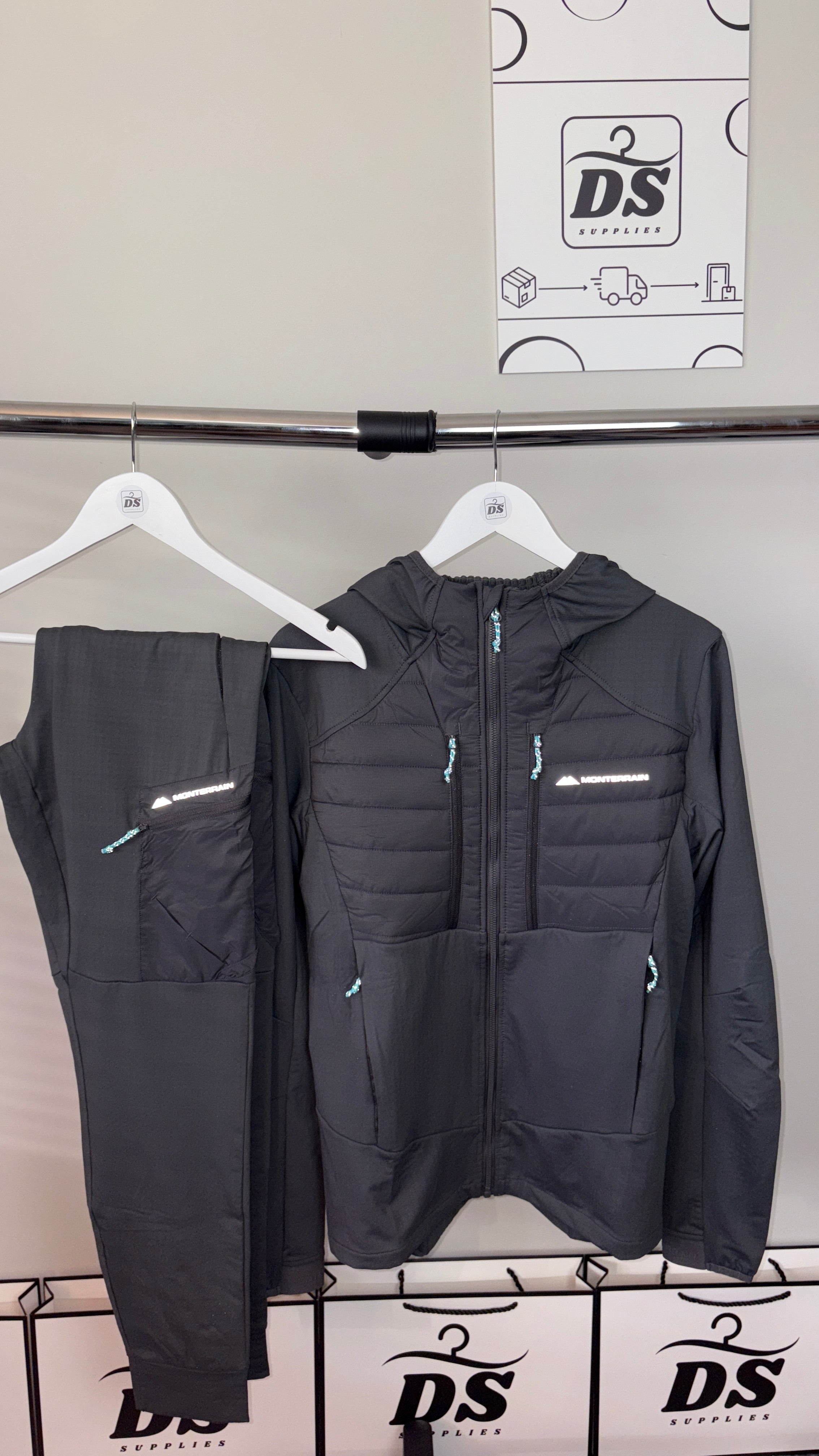MONTERRAIN DINAR 2.0 TRACKSUIT - GREY/BLUE