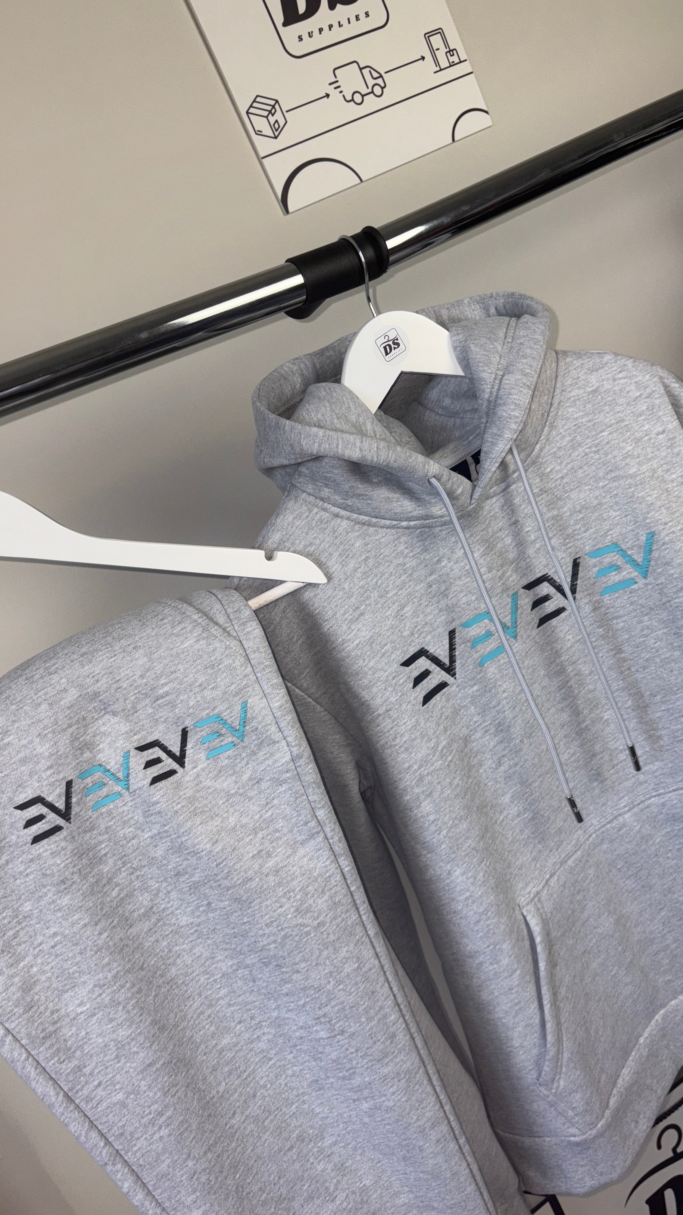 ENVI DIGITAL TRACKSUIT - GREY/BLUE/BLACK