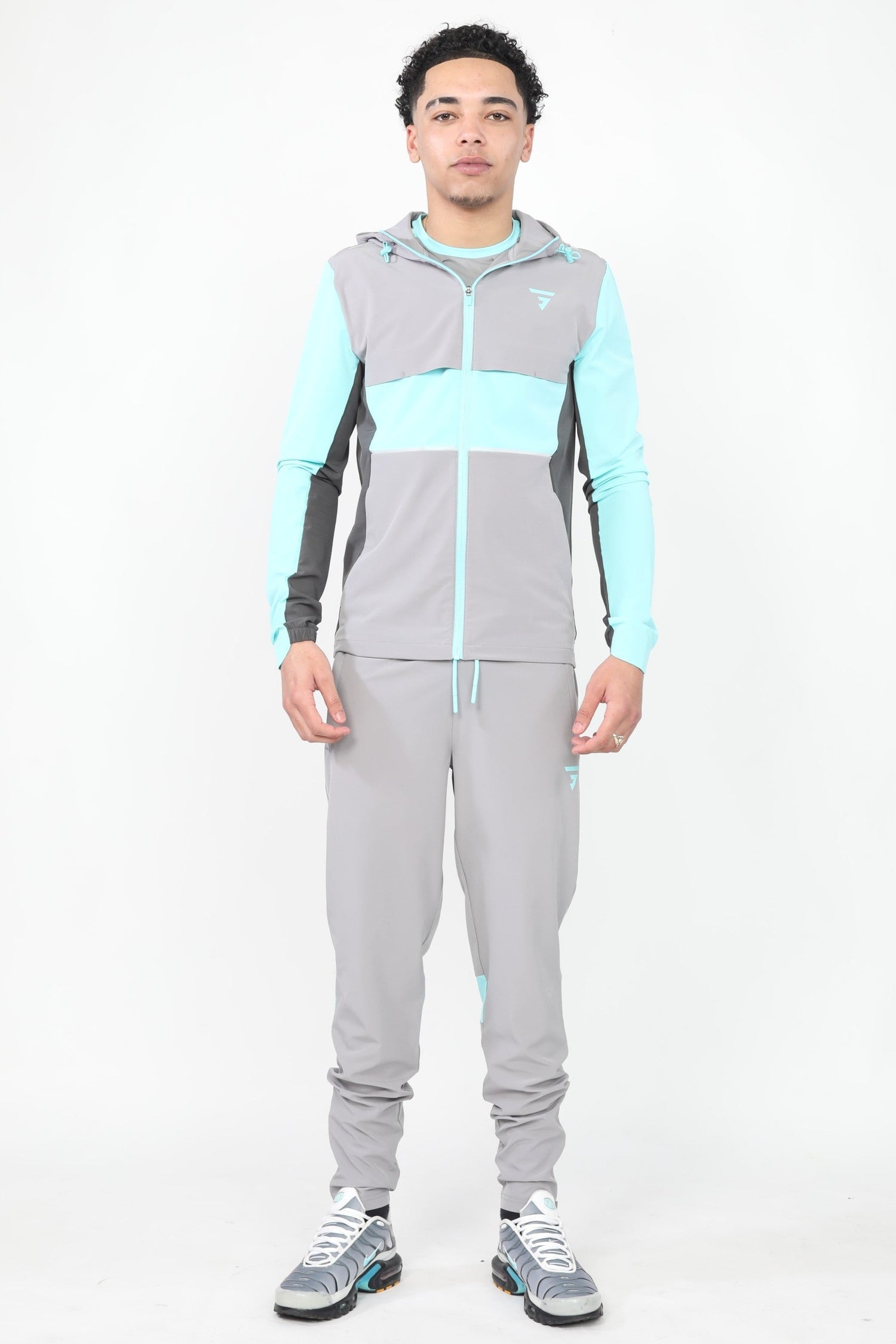 GRIID EVO TRACKSUIT - GREY/LIGHT BLUE