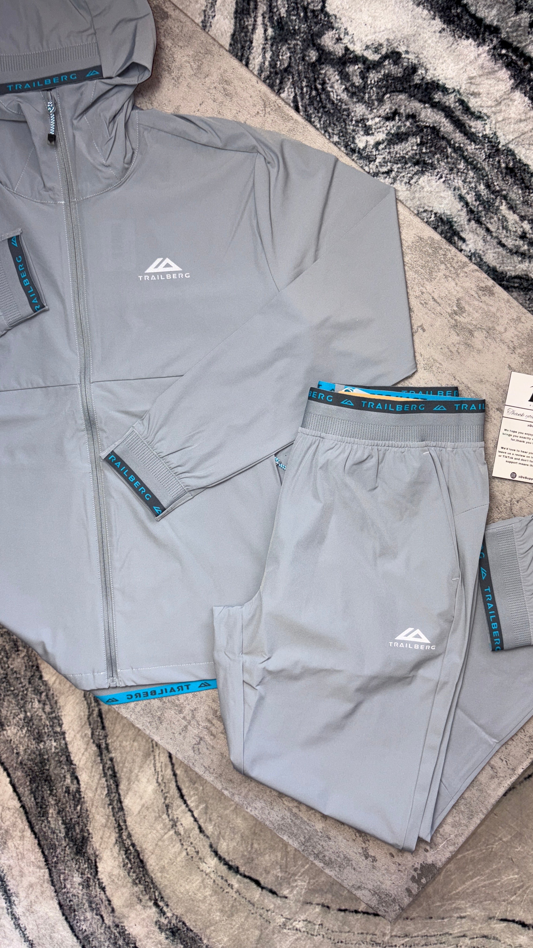 Trailberg Frontier Tracksuit - ‘Grey/Blue’