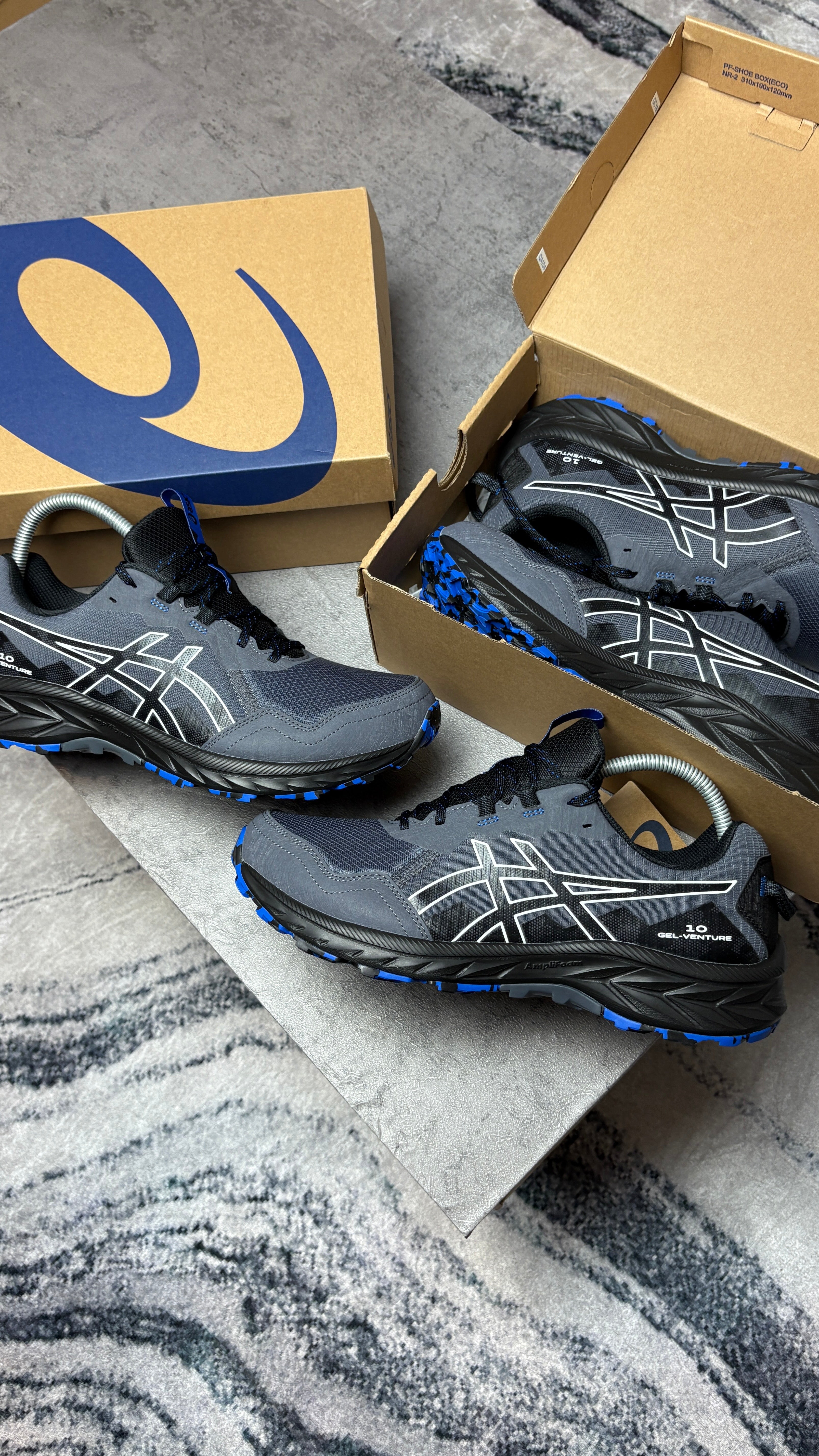 ASICS GEL VENTURE - BLACK/GREY/BLUE